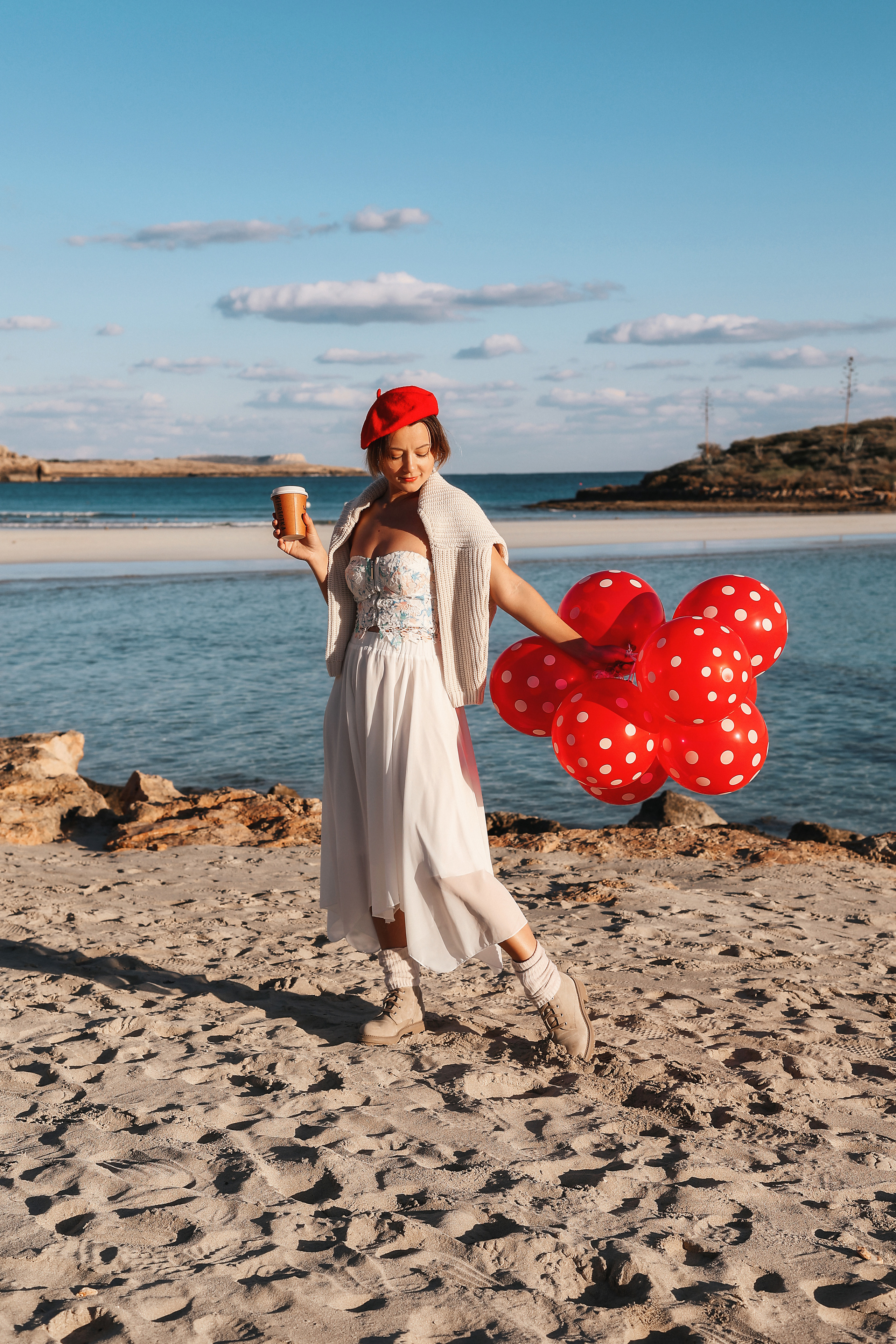 Фотосессия на Нисси Бич (Айя-Напа). Февраль, 2023. Cyprus Vision. Φωτογραφίες και βίντεο στην Κύπρο — Αγία Νάπα, Πρωταράς