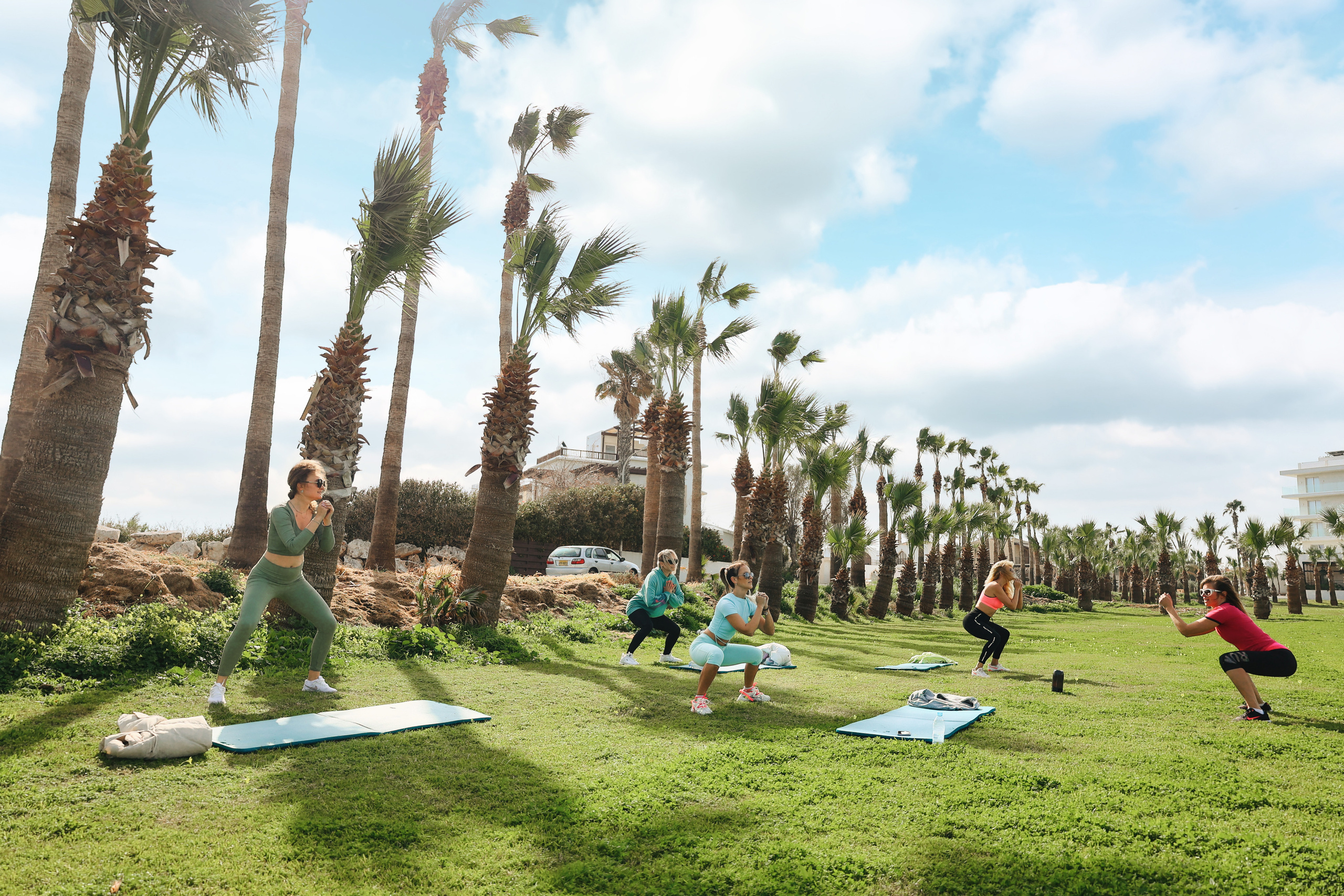 Съемка для фитнес-туров на Кипр. Февраль, 2022. Cyprus Vision. Photos and videos in Cyprus — Ayia Napa, Protaras