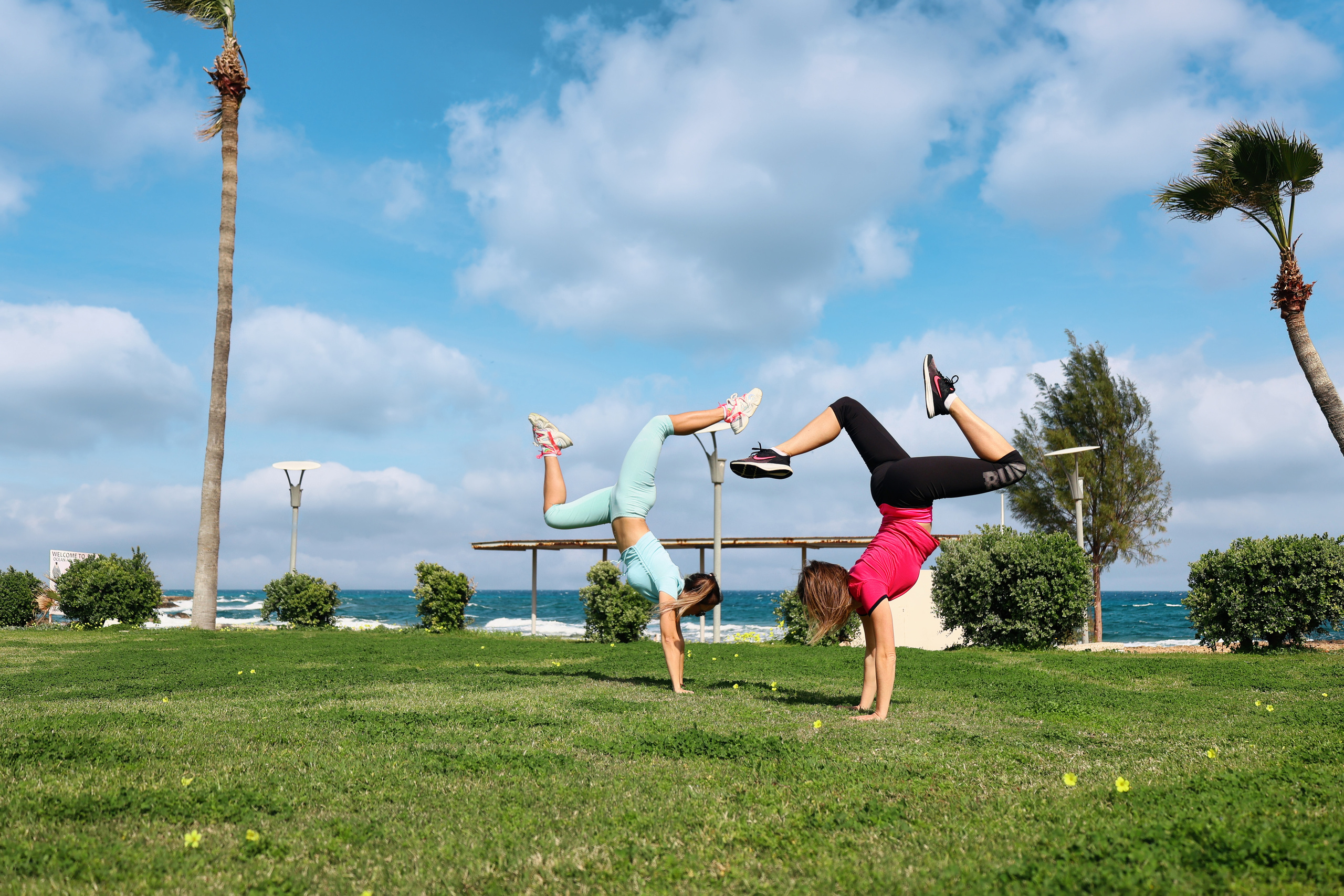 Съемка для фитнес-туров на Кипр. Февраль, 2022. Cyprus Vision. Photos and videos in Cyprus — Ayia Napa, Protaras