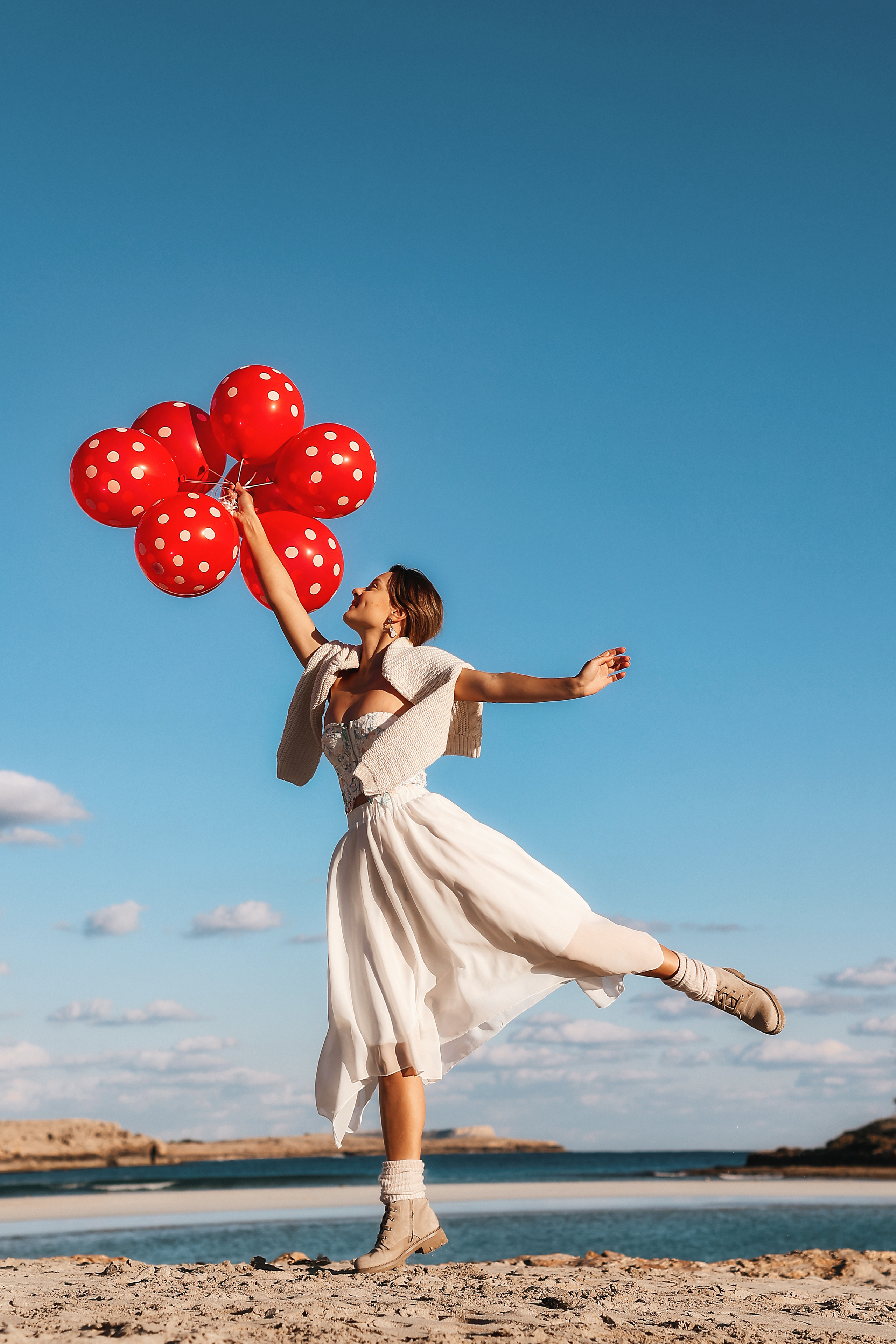 Фотосессия на Нисси Бич (Айя-Напа). Февраль, 2023. Cyprus Vision. Φωτογραφίες και βίντεο στην Κύπρο — Αγία Νάπα, Πρωταράς