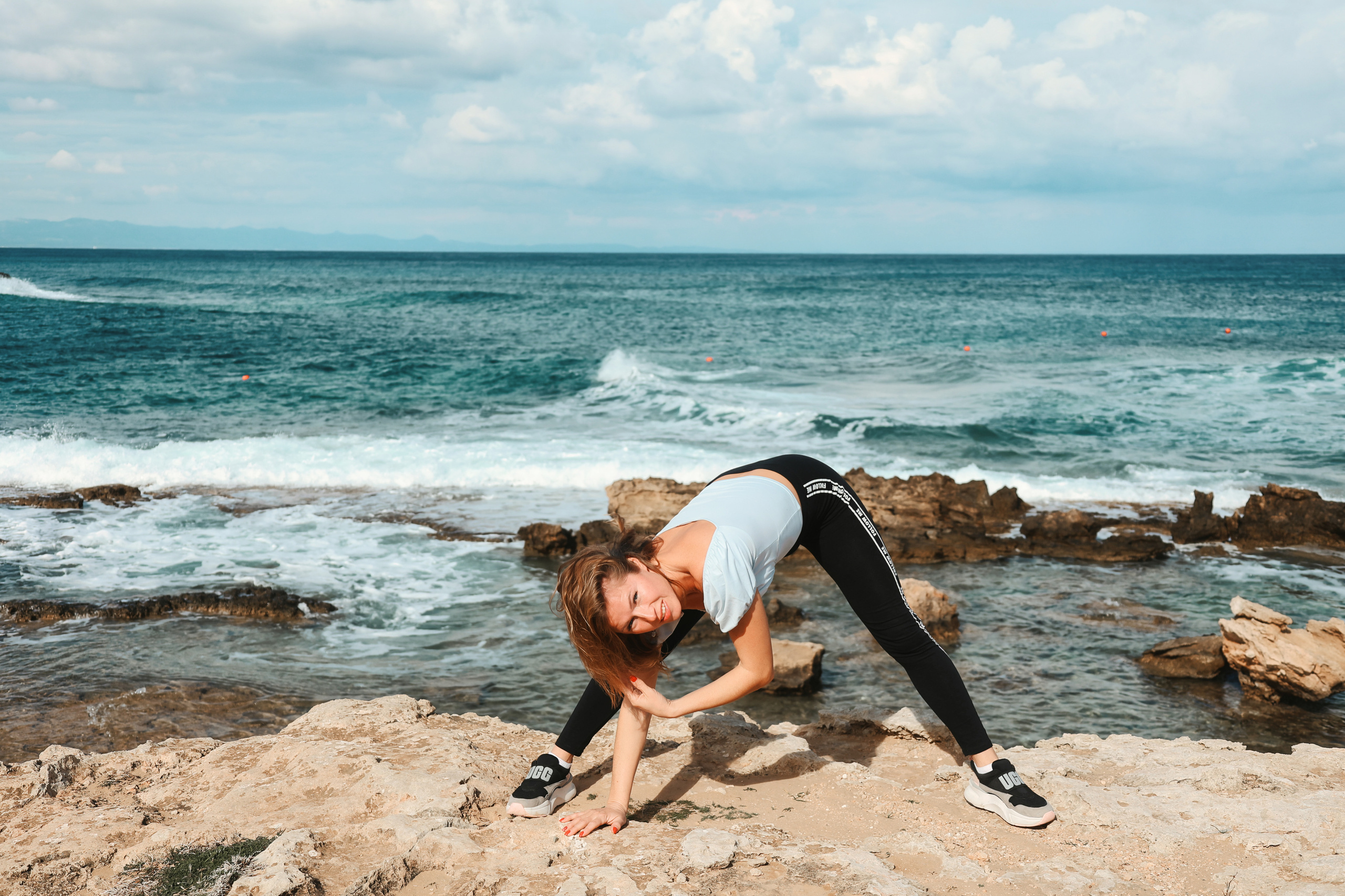 Съемка для фитнес-тренера. Январь, 2022. Cyprus Vision. Фото и видео на Кипре — Айя-Напа, Протарас