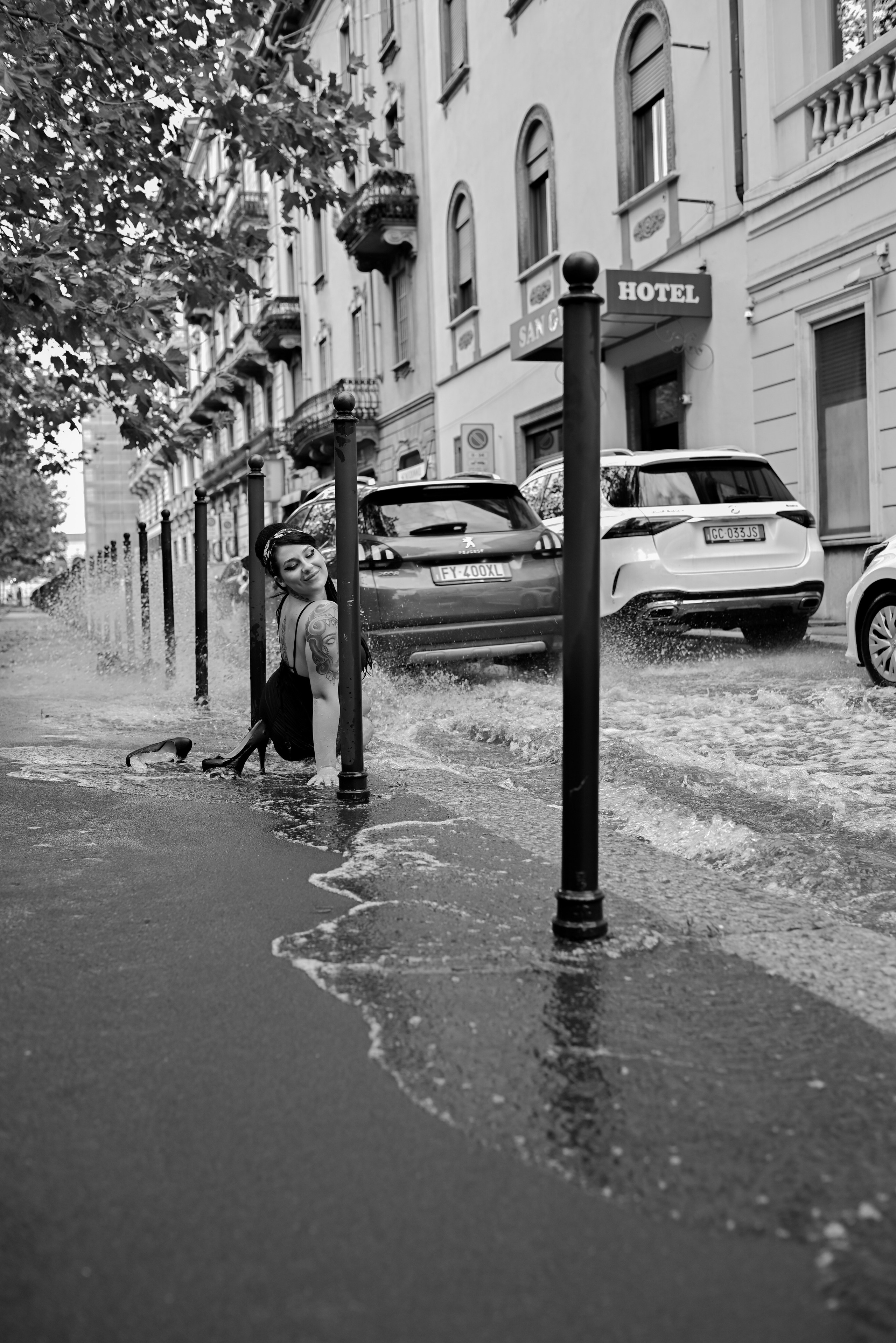 Scatti per far andare l’acqua di traverso all’ex