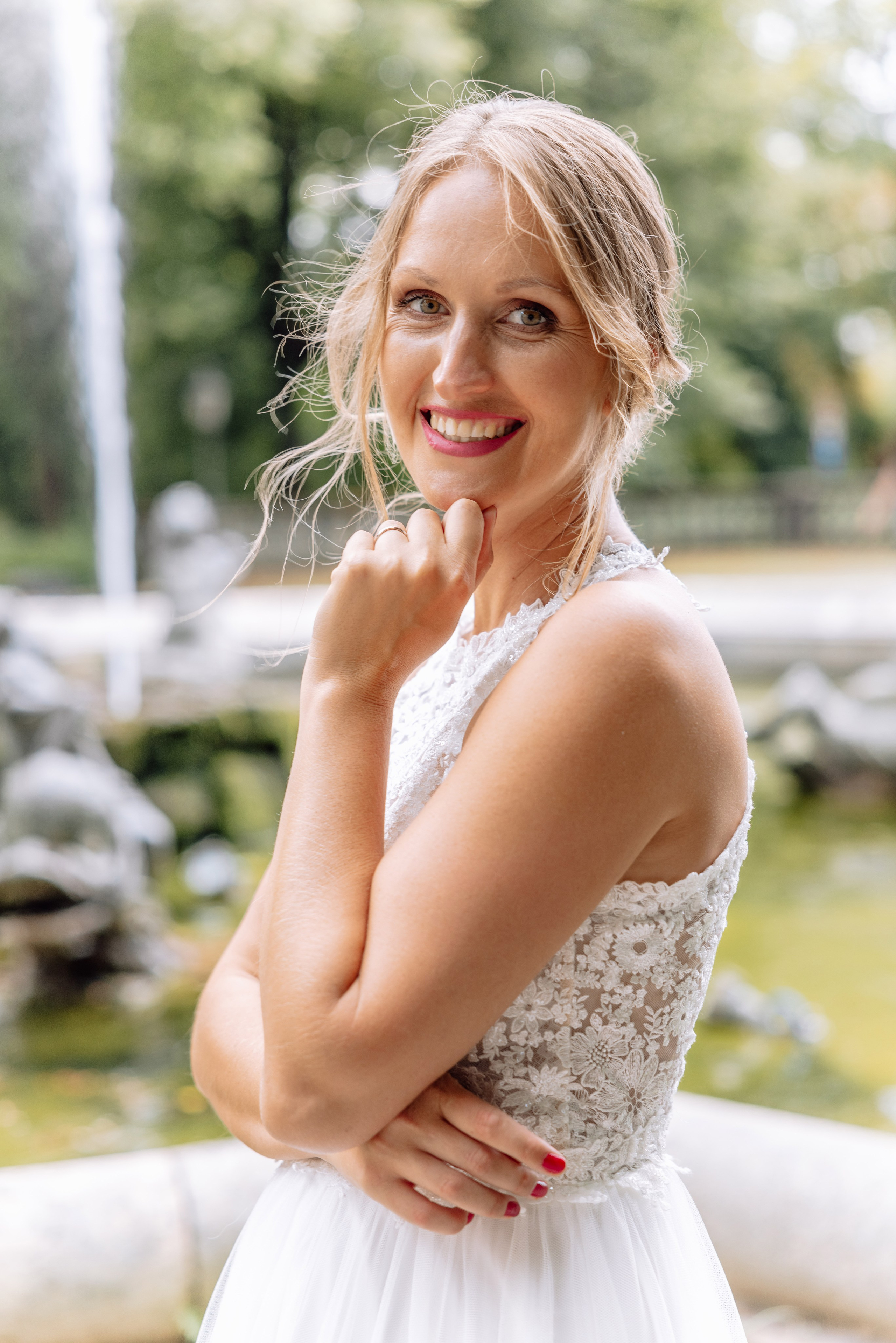 Sandra und Kevin: Standesamt Unterföring und Friedensengel. Hochzeitsfotograf München Taufe Familienfotograf Tanja Mauke