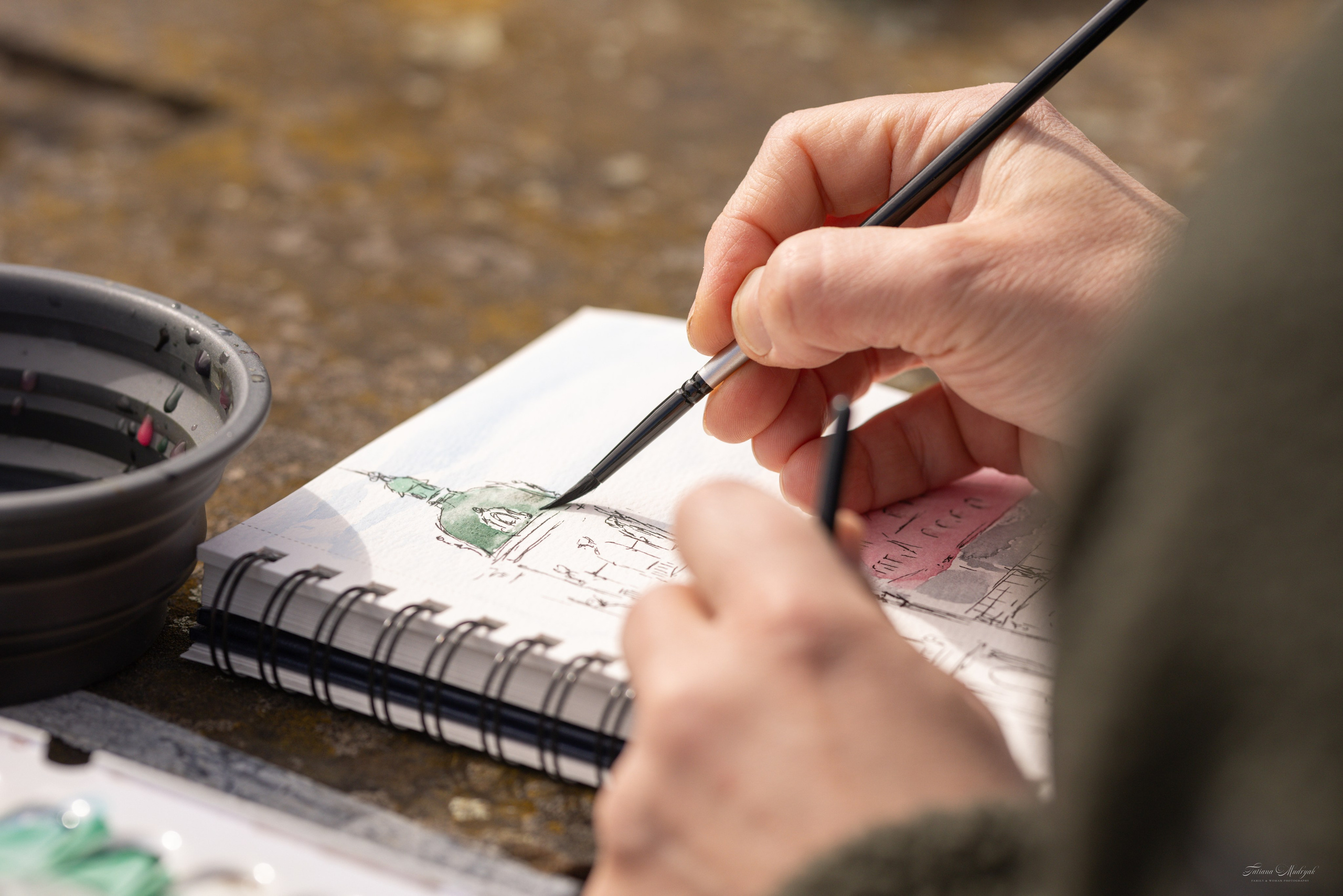 Urbansketchers Dresden. Family & Maternity Photographer in Dresden Tatiana Mudryak