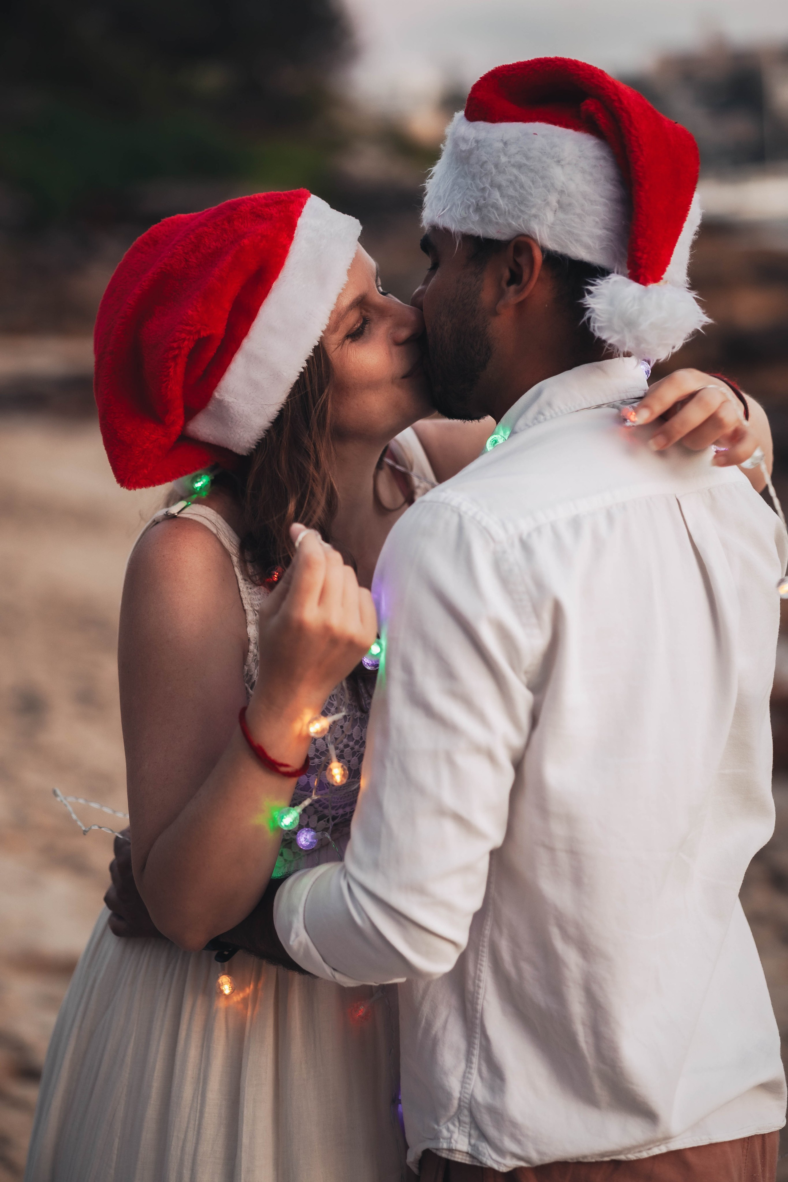 Heather + Tulio + Pregnant + Christmas. True Story Photography