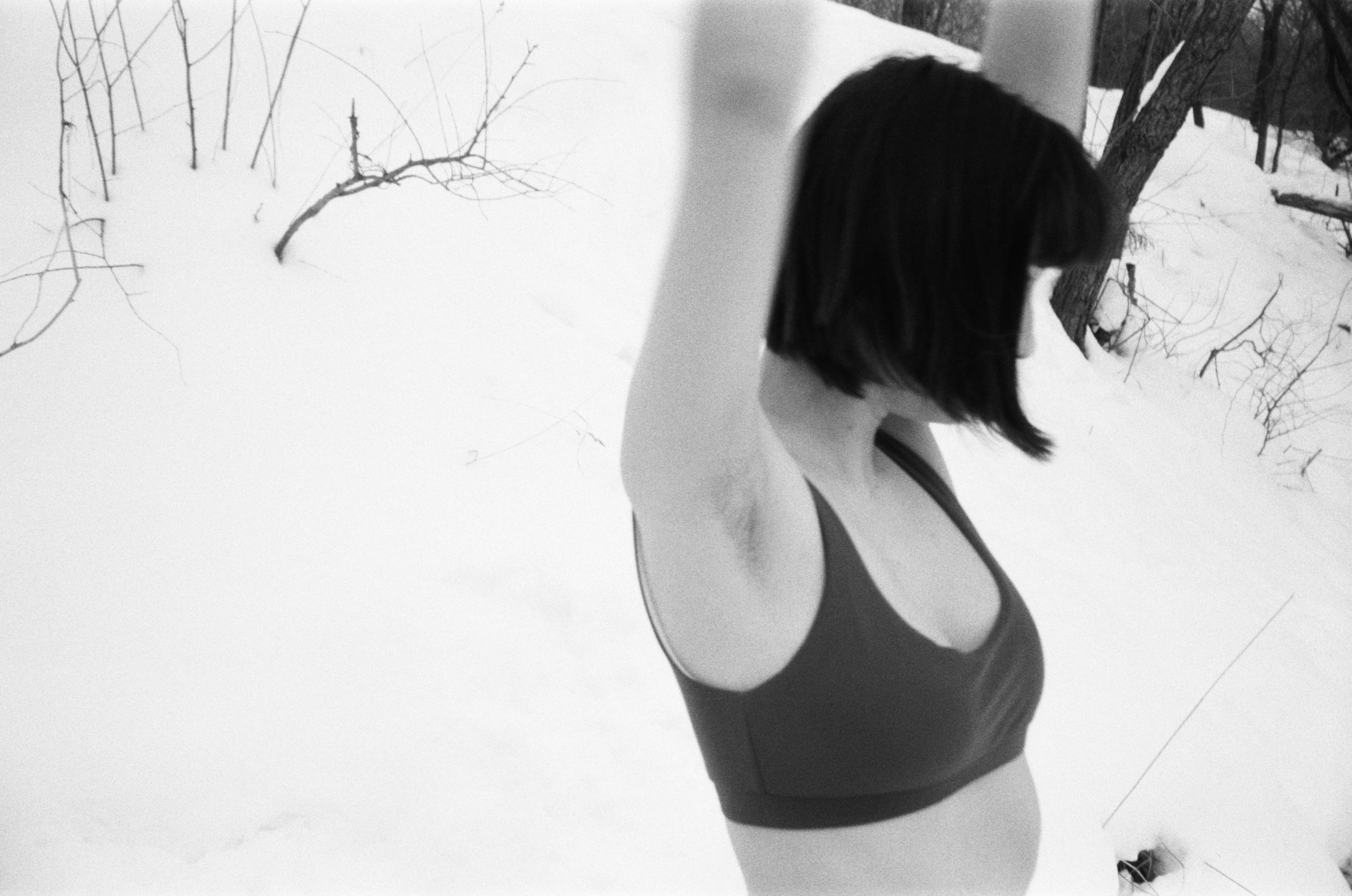 Marina, Winter swim. Chloé Heller — Fine Art / Documentary Photography