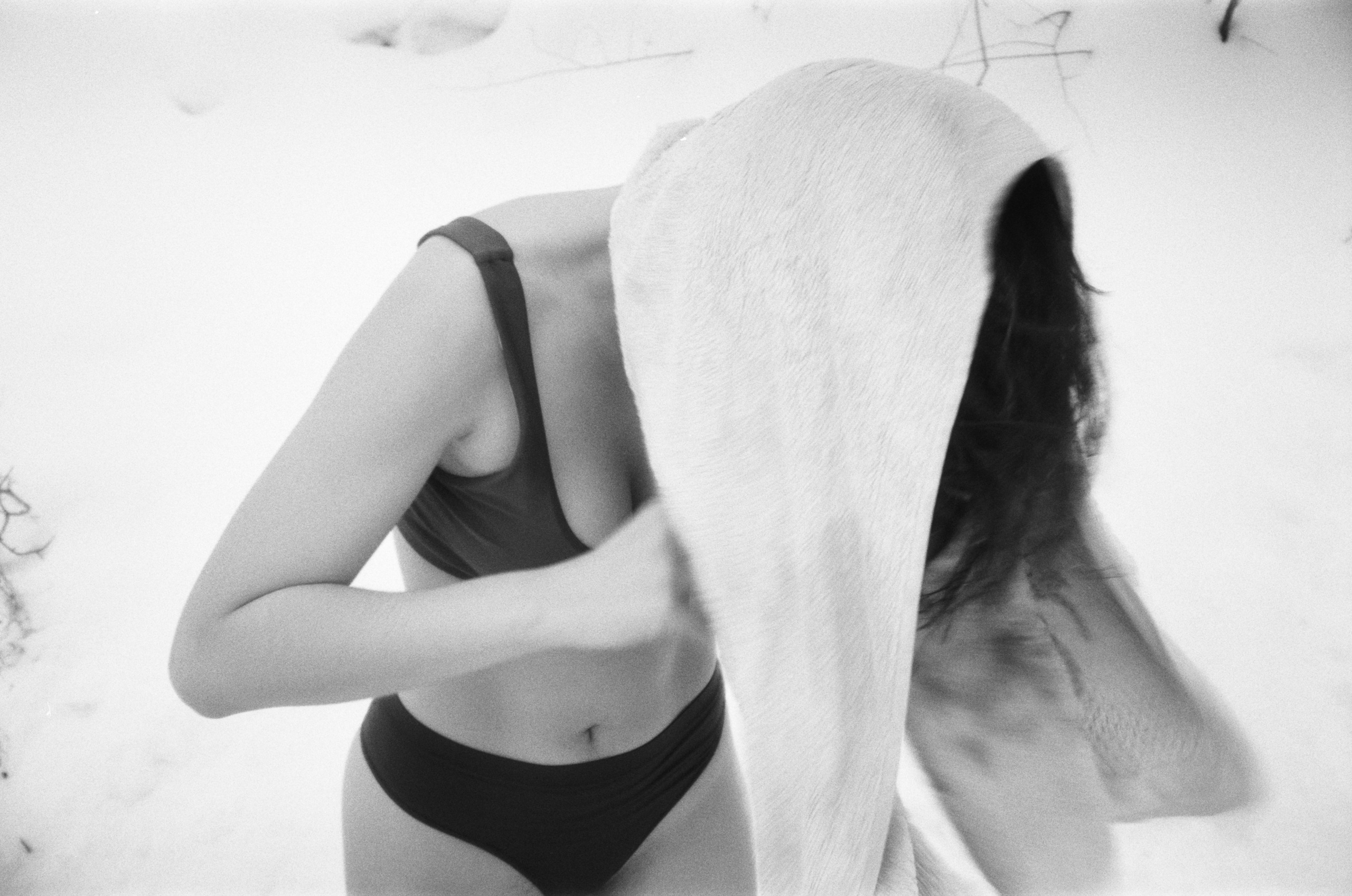 Marina, Winter swim. Chloé Heller — Fine Art / Documentary Photography