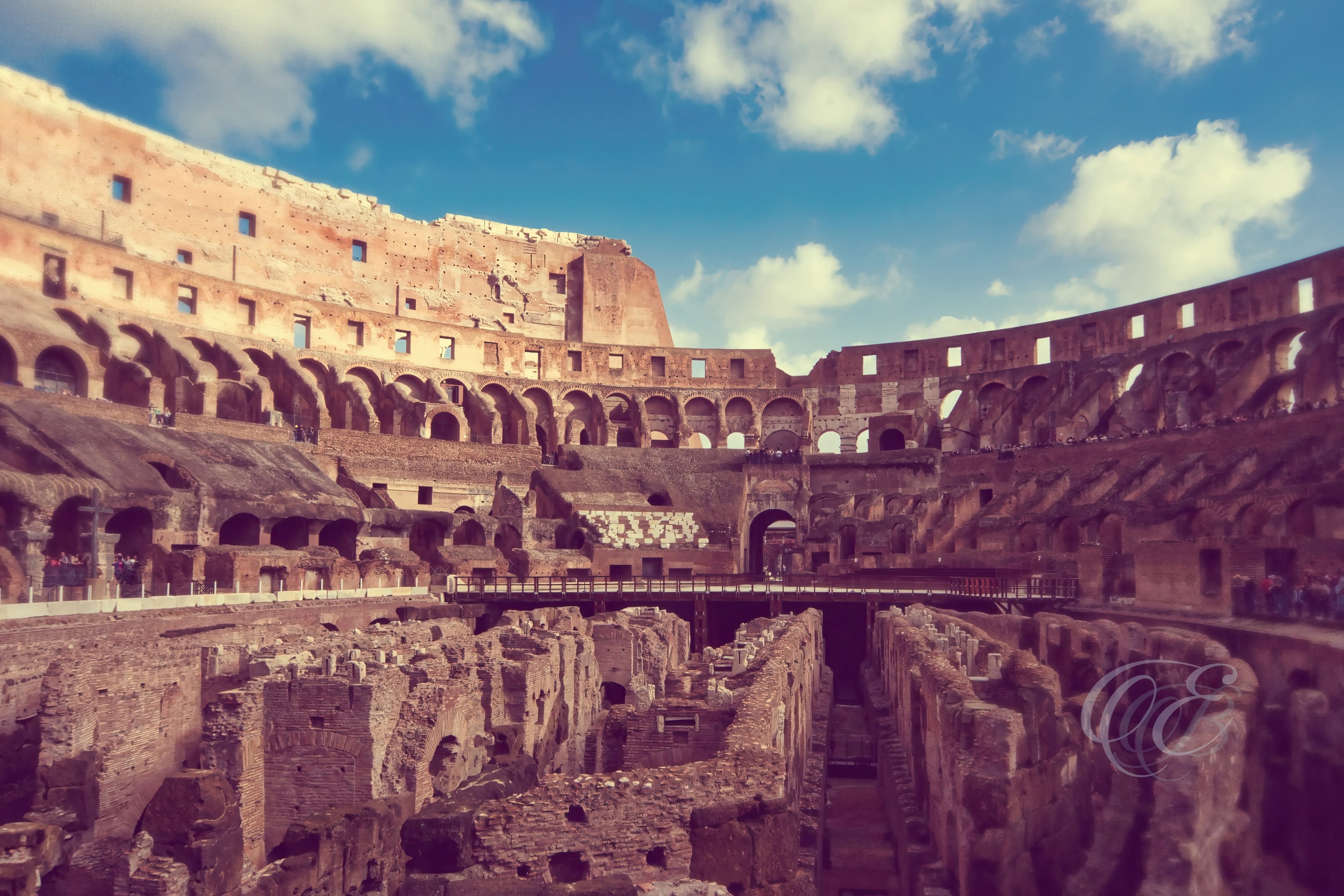  Rome Italy - Inside the Colosseum - Eduardo Bartoli Fine Art Photography - Inside the Colosseum in Rome, Italy – fine art photography by Eduardo Bartoli.