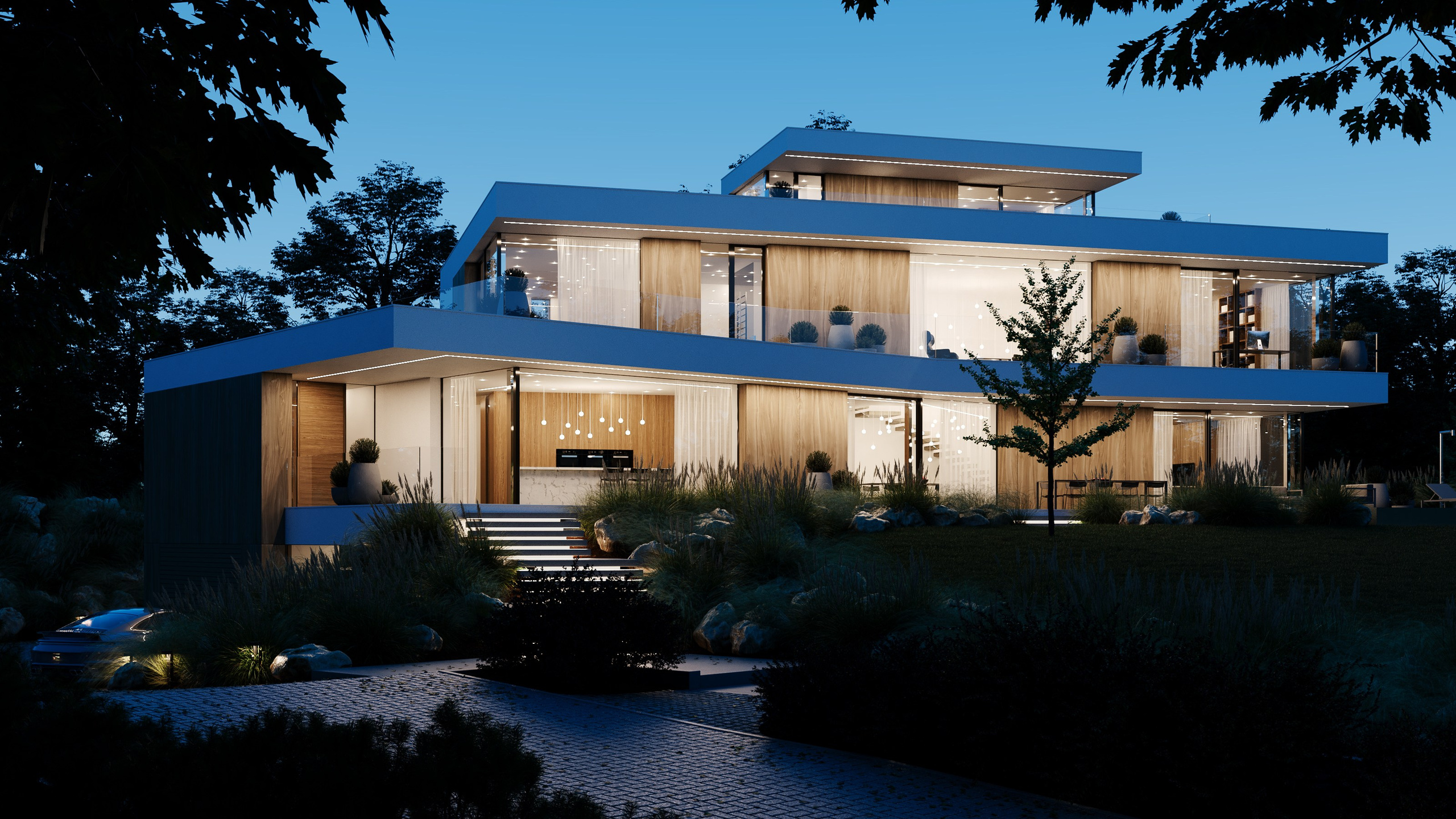 Vila v pražské Troji. 