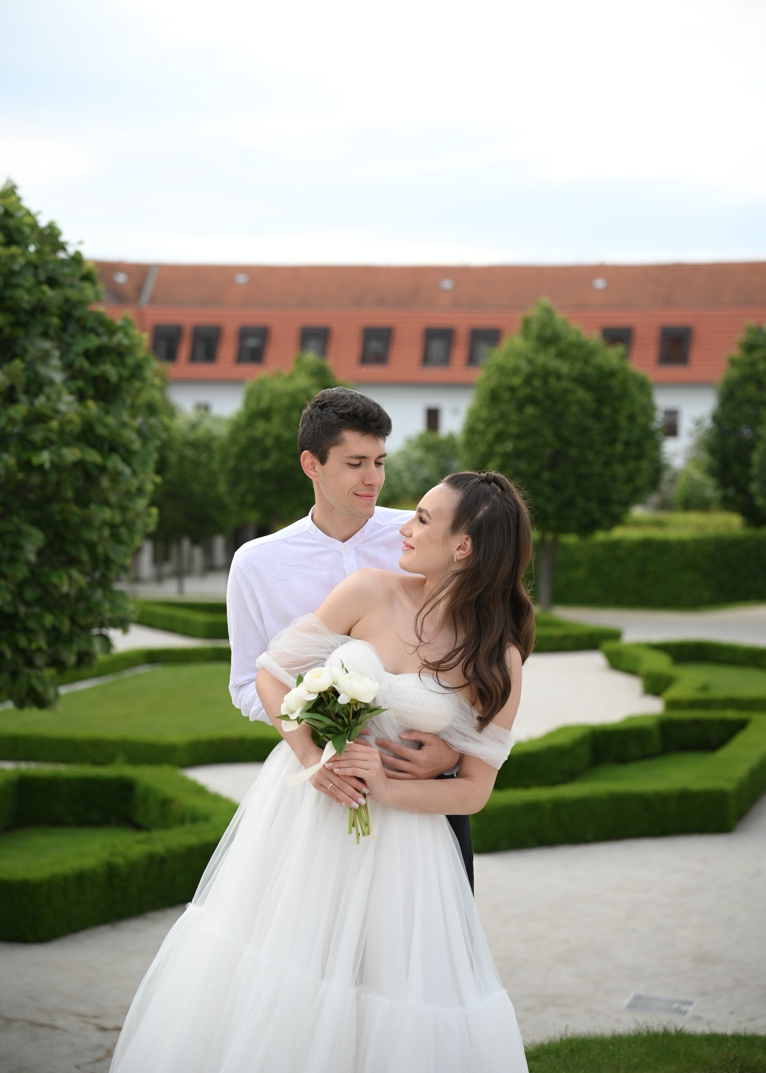 Eugene & Diana in Bratislava Castle. Photo Vienna and Bratislava