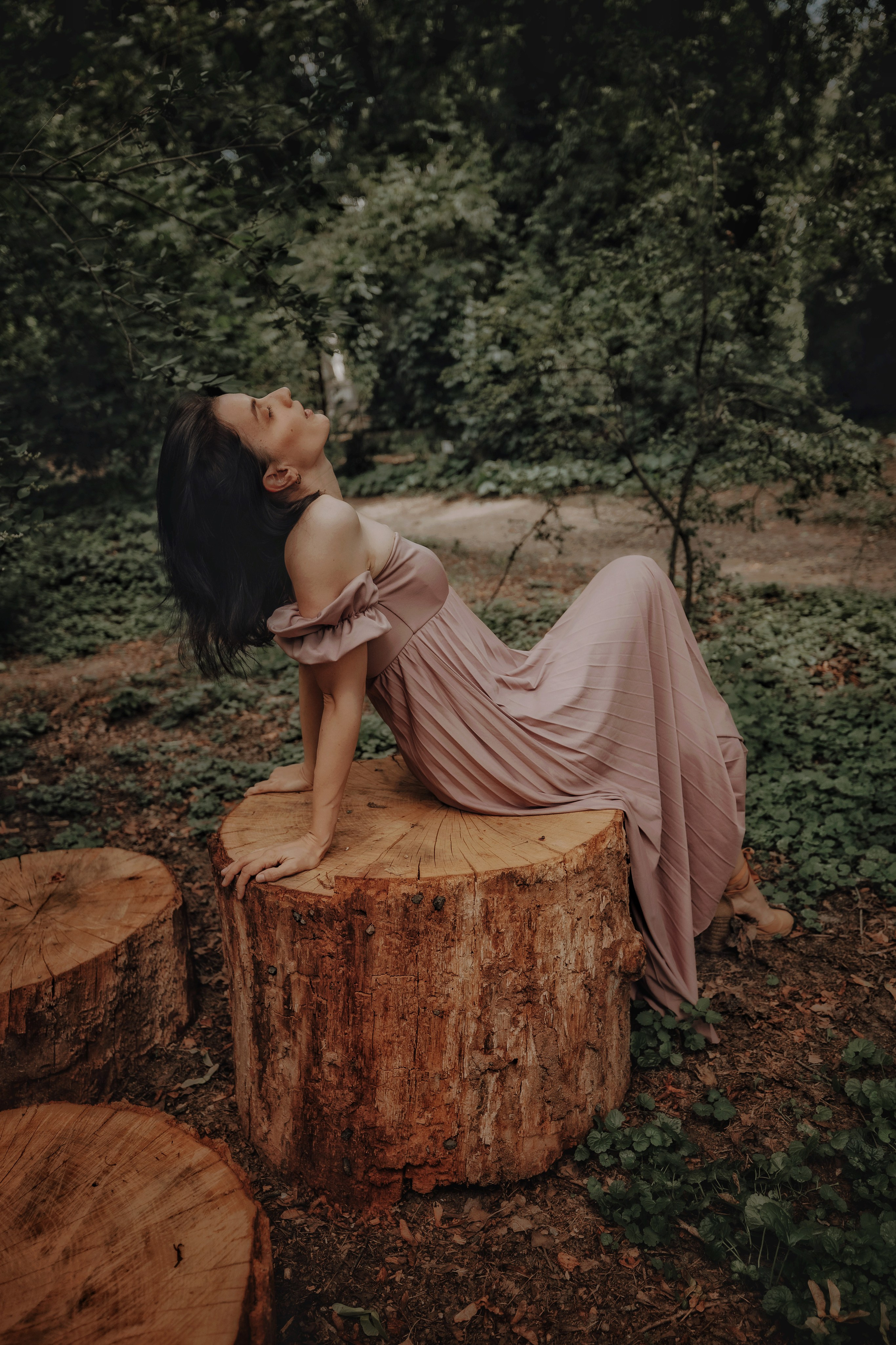 Anda și mometele ei de liniște în natura. Emotions Photo Art