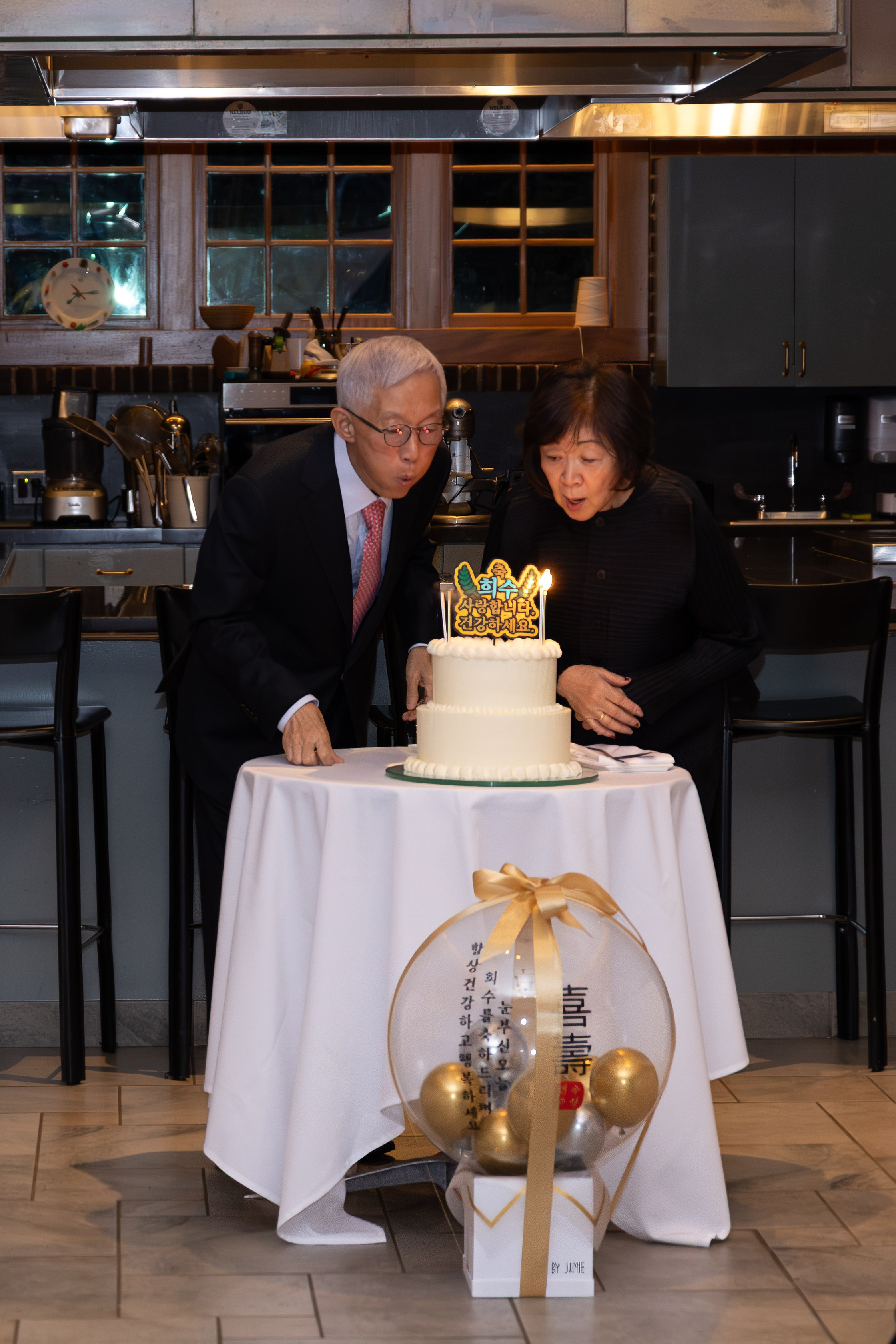 Korean Family 77th Birthday | Elegant European Restaurant Celebration. Family, lifestyle, and commercial photography in New York and New Jersey