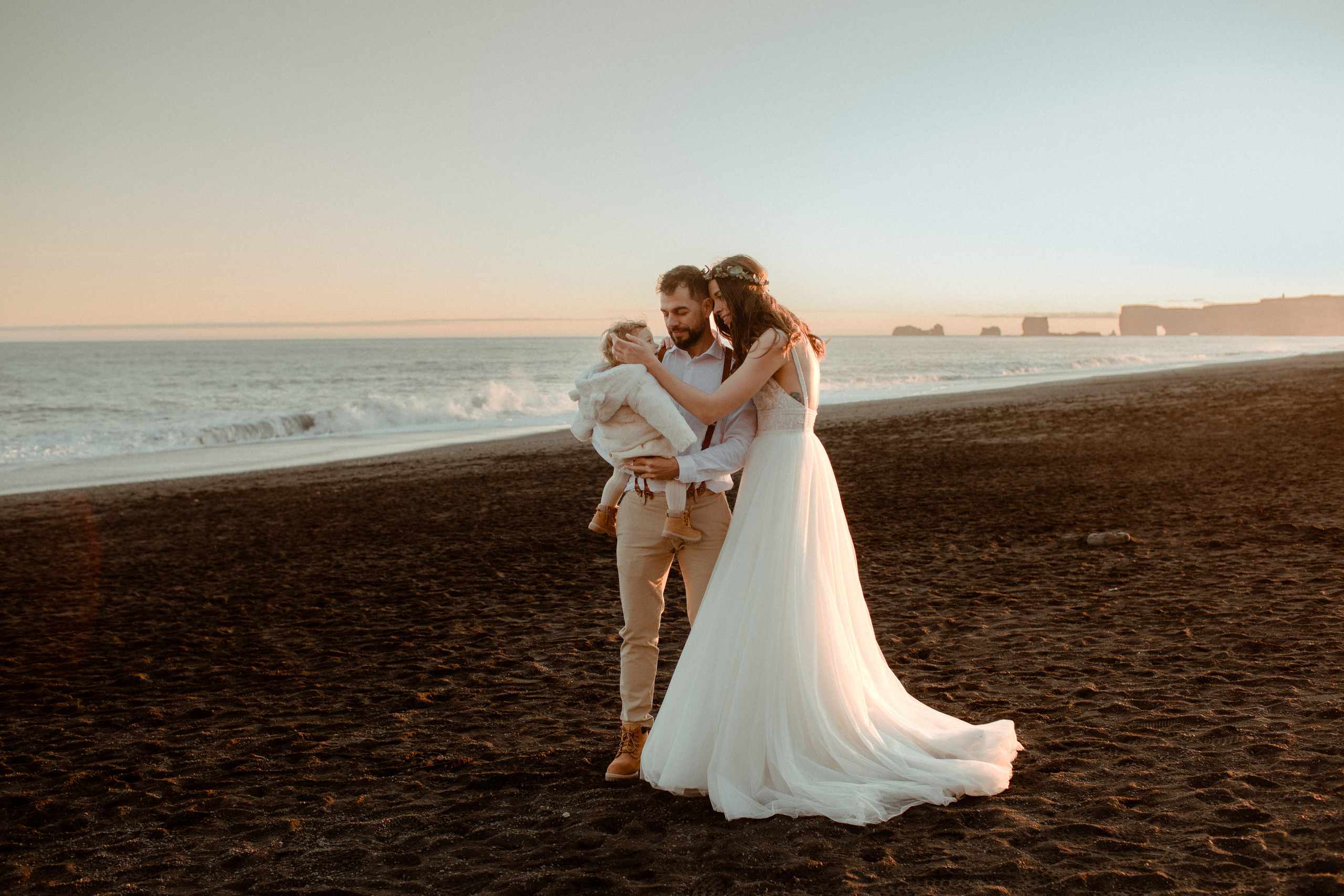 Southern Iceland Family Elopement. Iceland elopement photographer & videographer