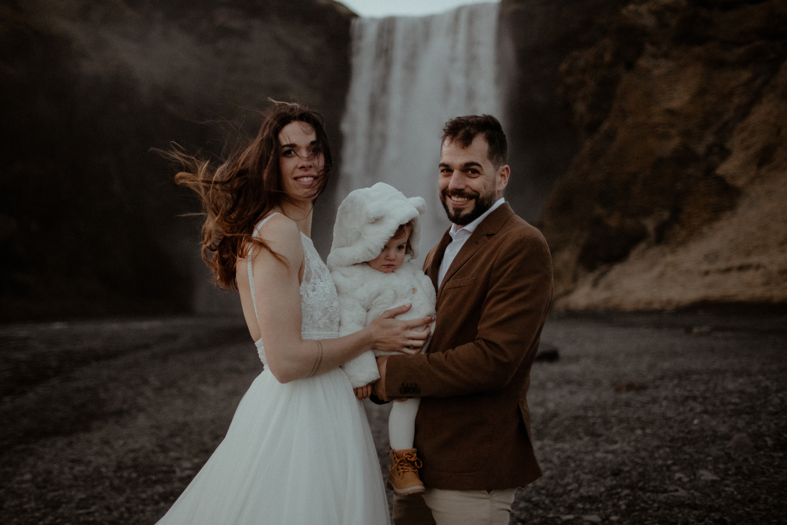 Southern Iceland Family Elopement. Iceland elopement photographer & videographer