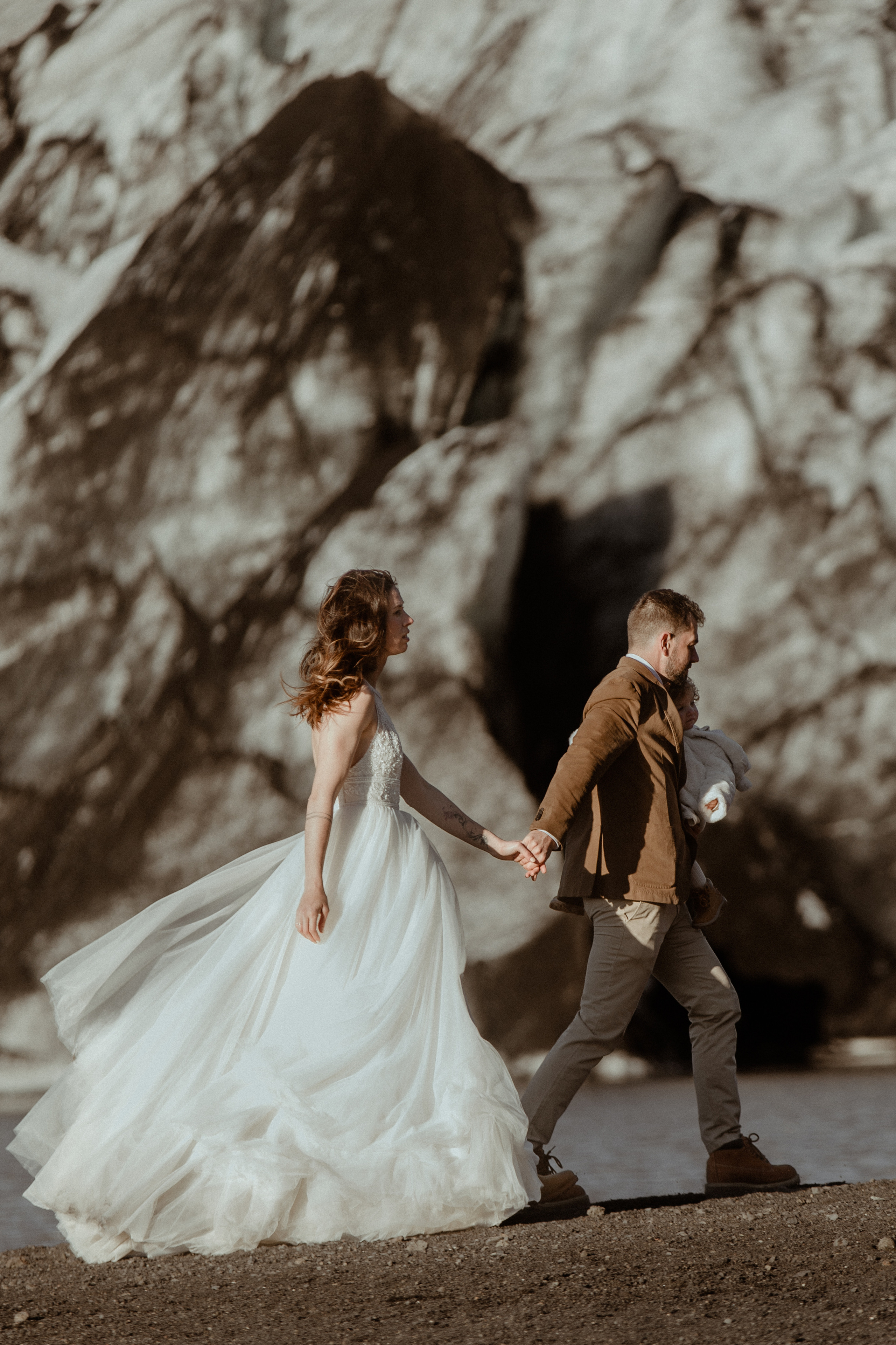 Southern Iceland Family Elopement. Iceland elopement photographer & videographer
