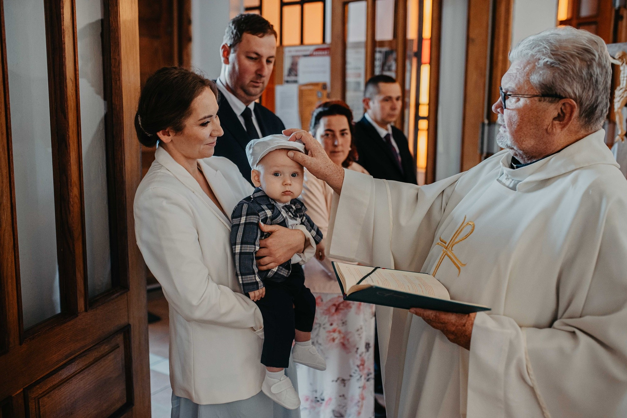 Chrzest Święty Franciszka. Dominika Strachacka Fotografia | Fotograf ślubny i rodzinny Opole Lubelskie Lublin