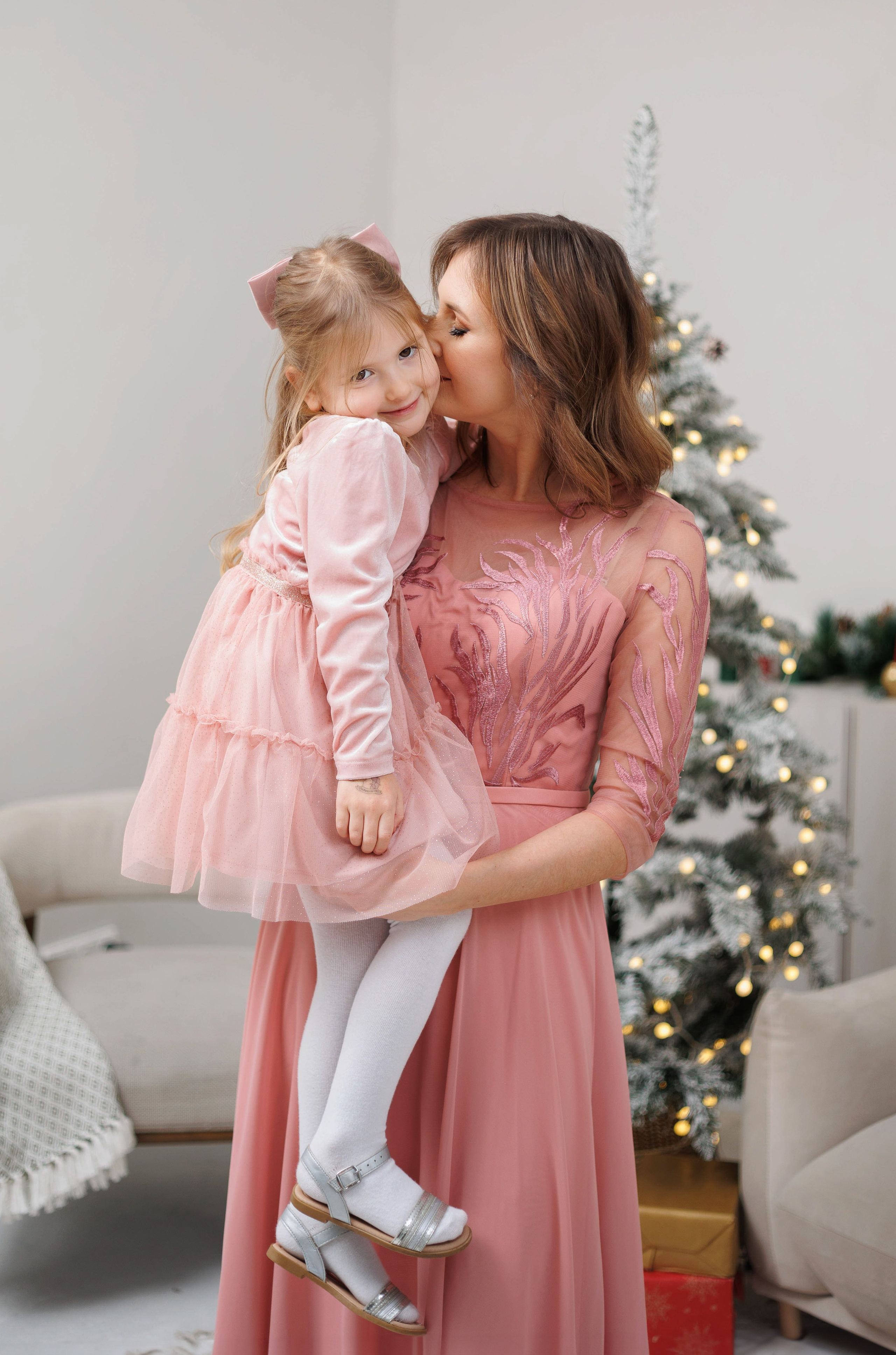 Новогодняя съёмка в студии. Семейный и детский фотограф в Вильнюсе Светлана Наумова