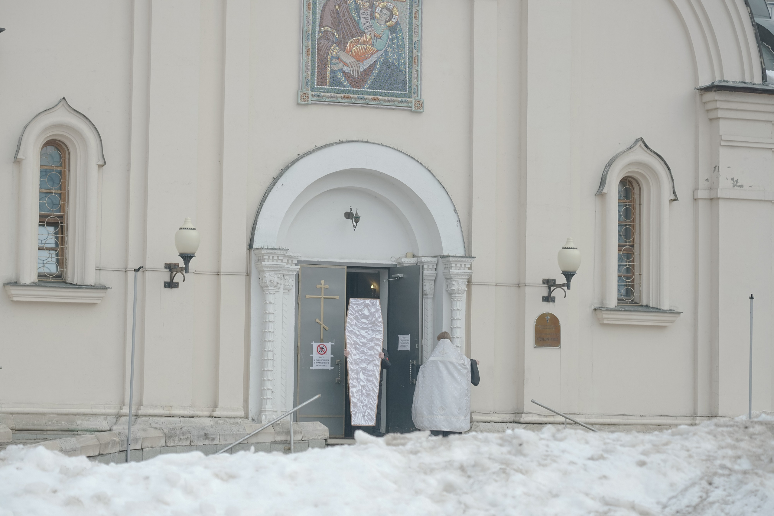 Alexei Navalny’s funeral. Marina Sycheva