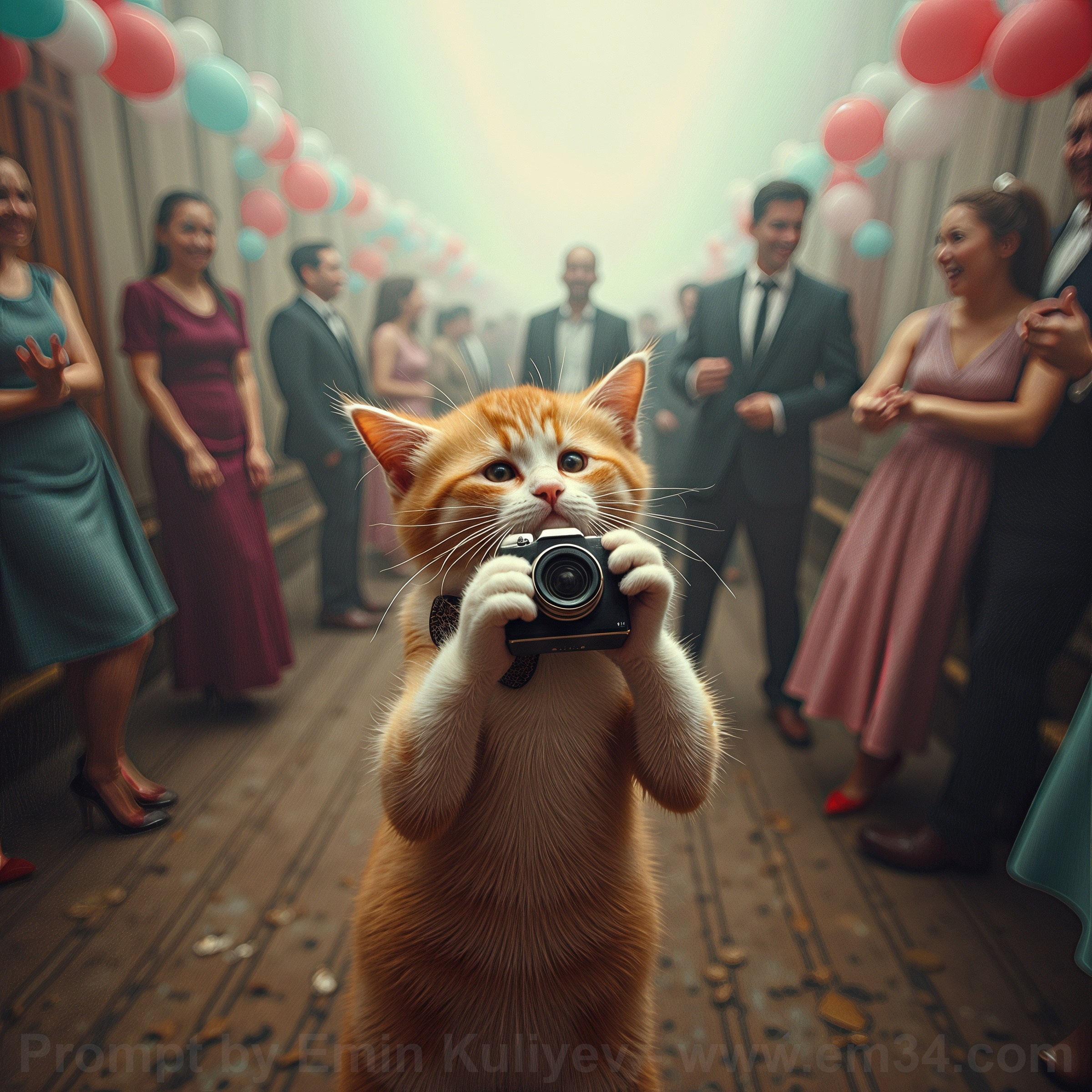 Created cats using artificial intelligence (ComfyUI). Emin Kuliyev — Award-Winning Wedding Photojournalist NYC & USA | Best Wedding Photographer Known for Candid, Timeless Moments