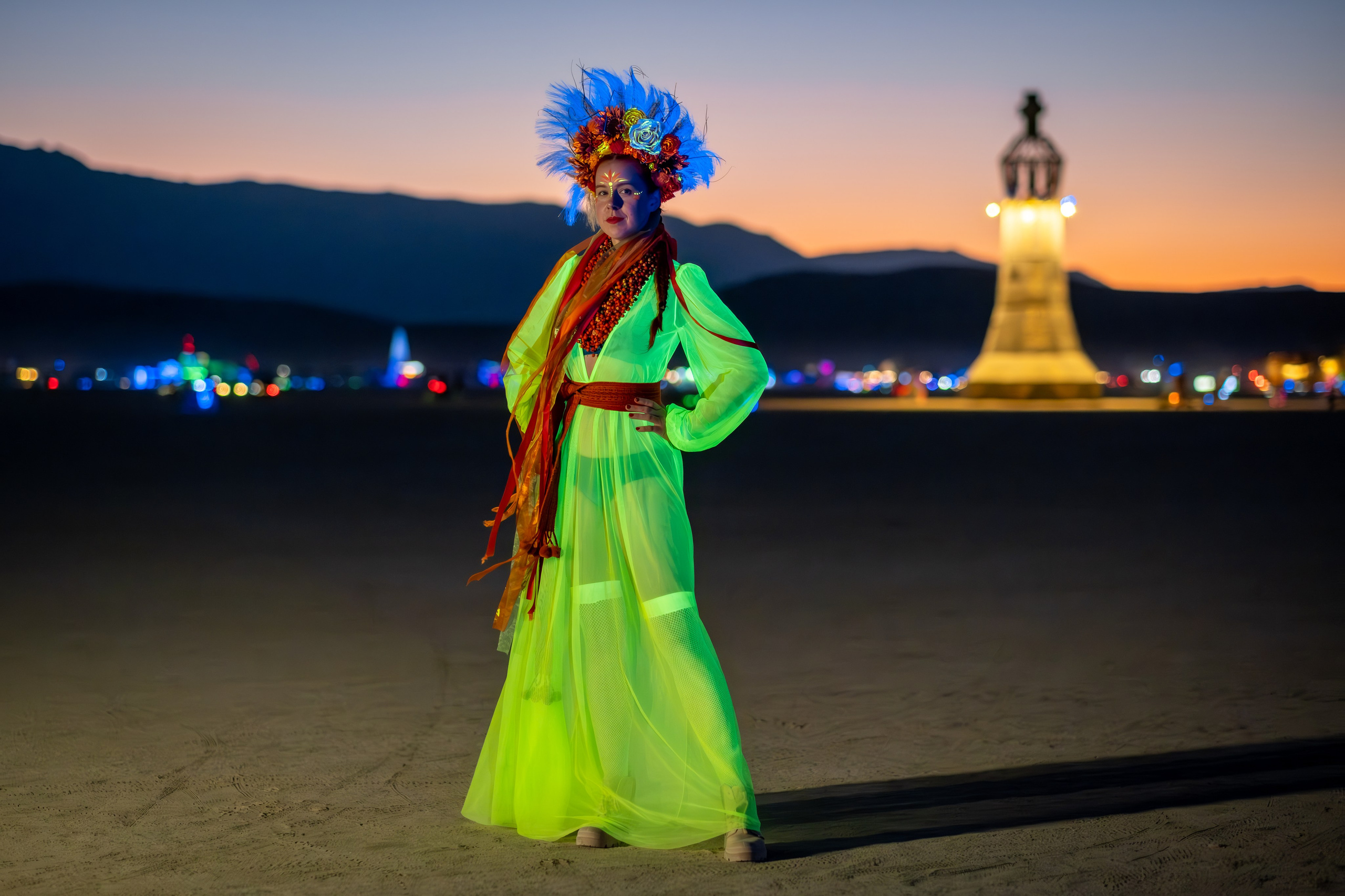 BURNING MAN 2024. Reportage concert portrait photography in the San Francisco Bay Area