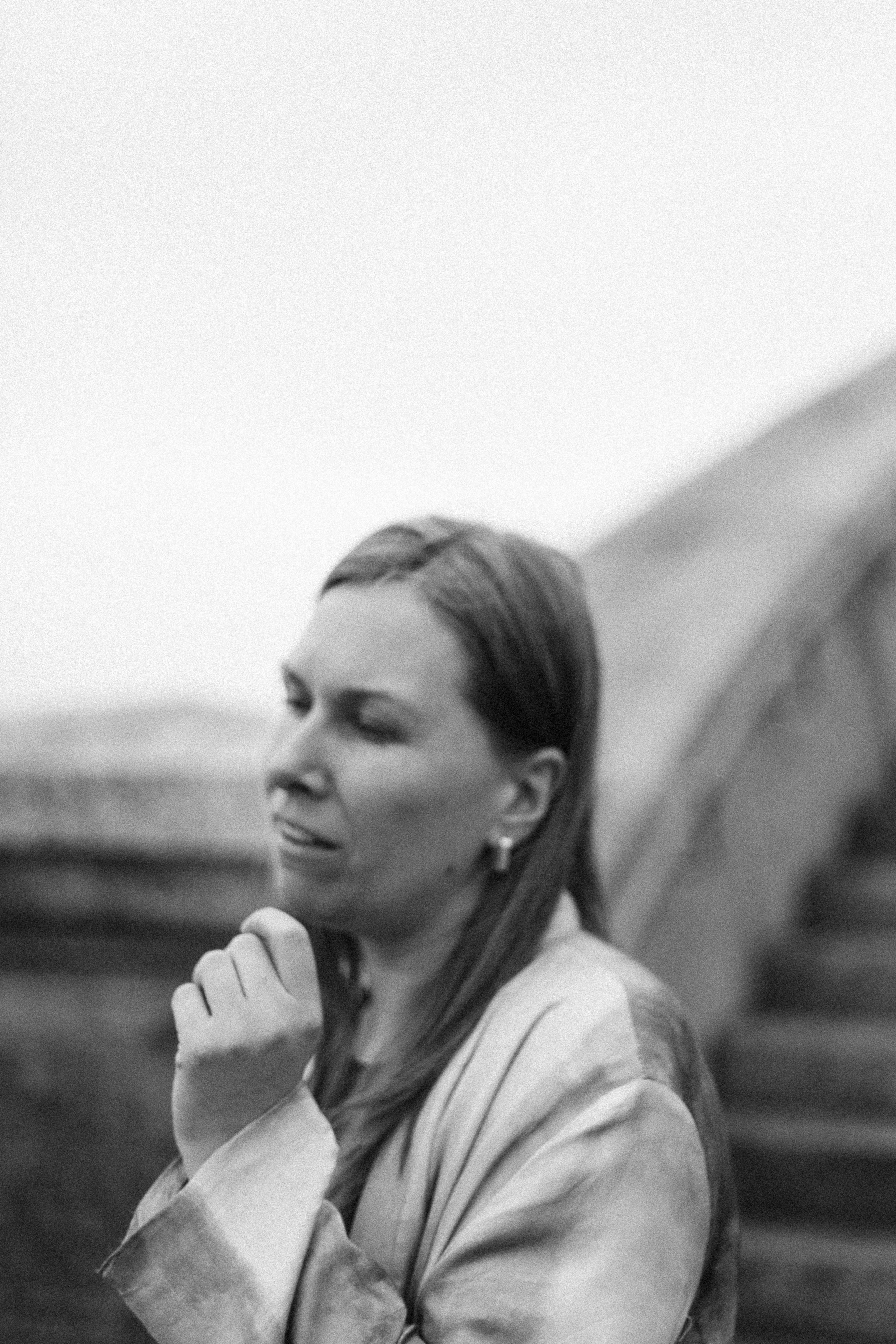 Katya near the lighthouse. Victoria Dini. Art photography in London / Folkestone, UK