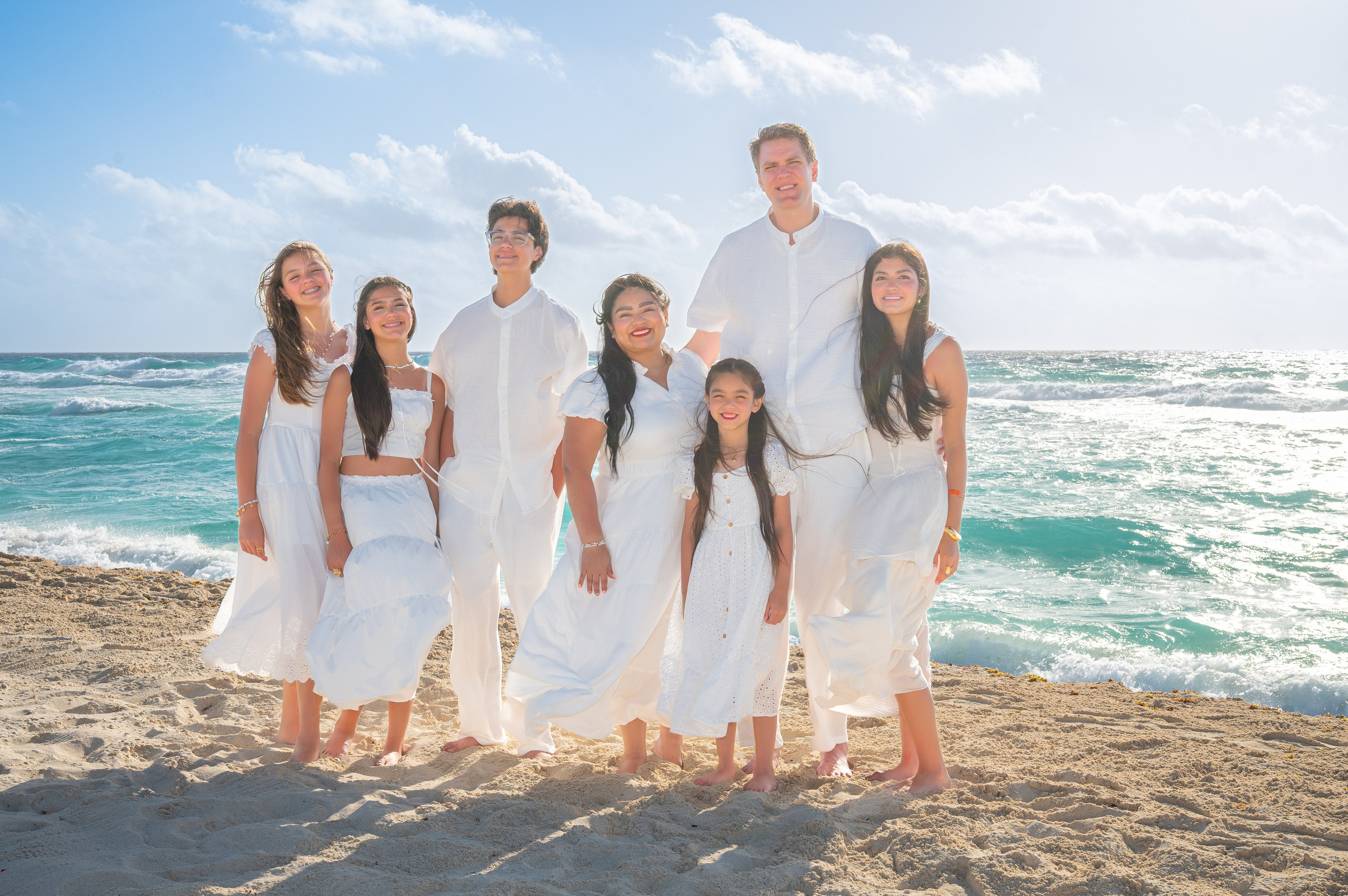 Big family photosession. PHOTOGRAPHER QUINTANA ROO