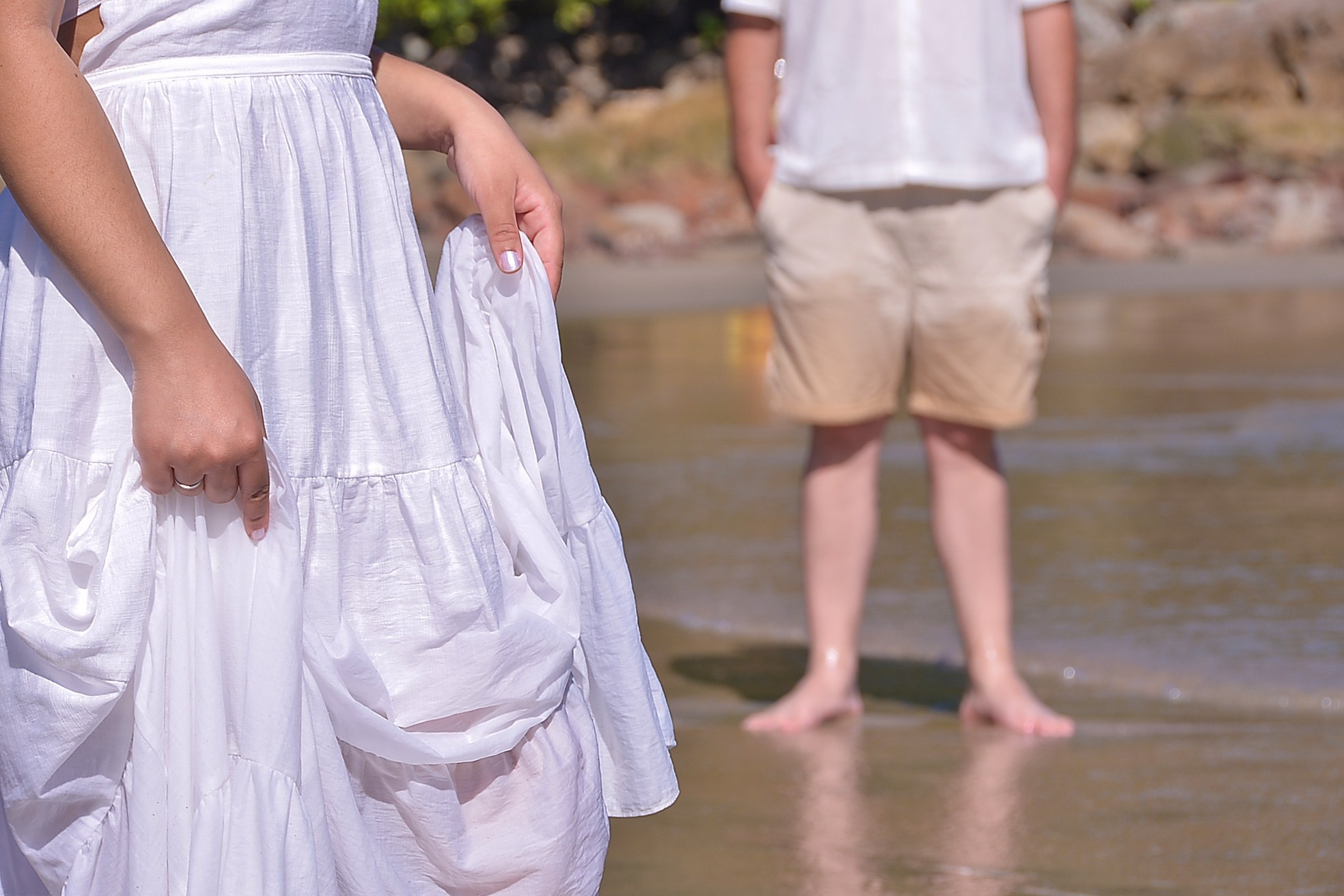 Thayna & Alexandre, Praia das Conchas. Produtora Bride