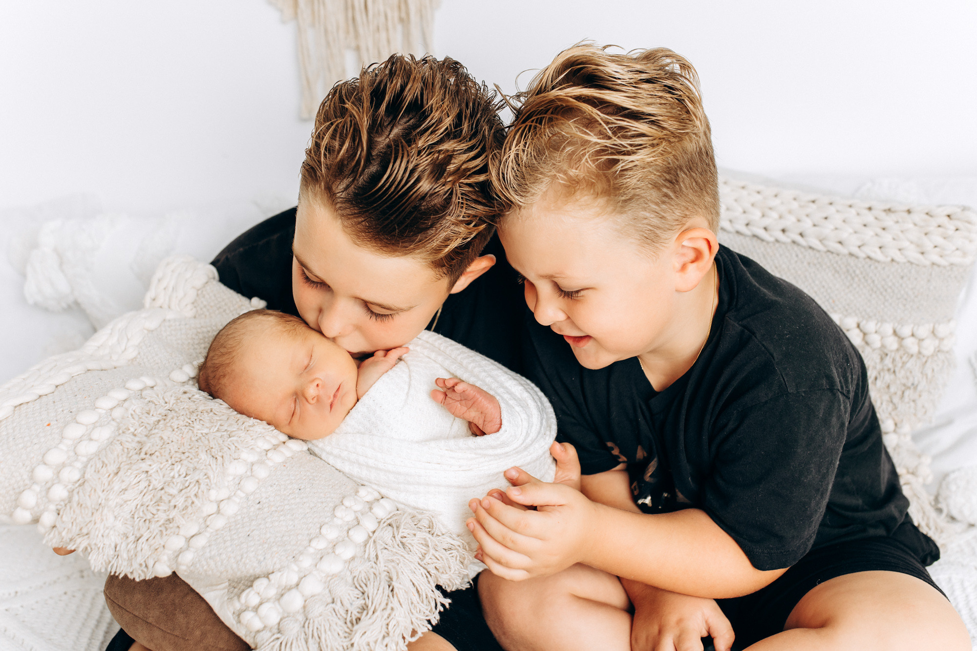 Geschwisterbilder im Fotostudio in Delmenhorst