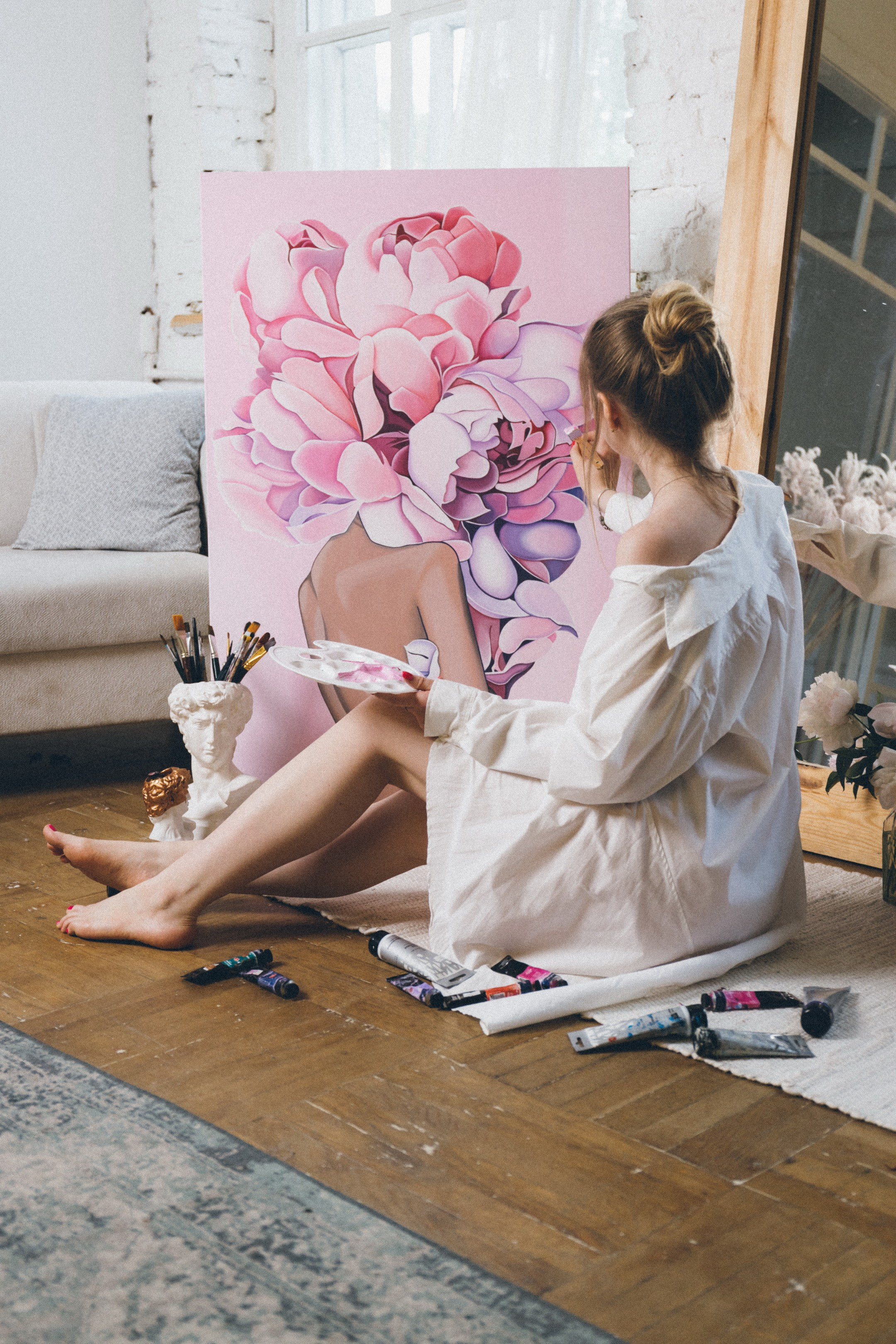 Алеся-фотосессия для художника. Фотограф Анна Кучерявая | Свадьбы и мероприятия в Дубае