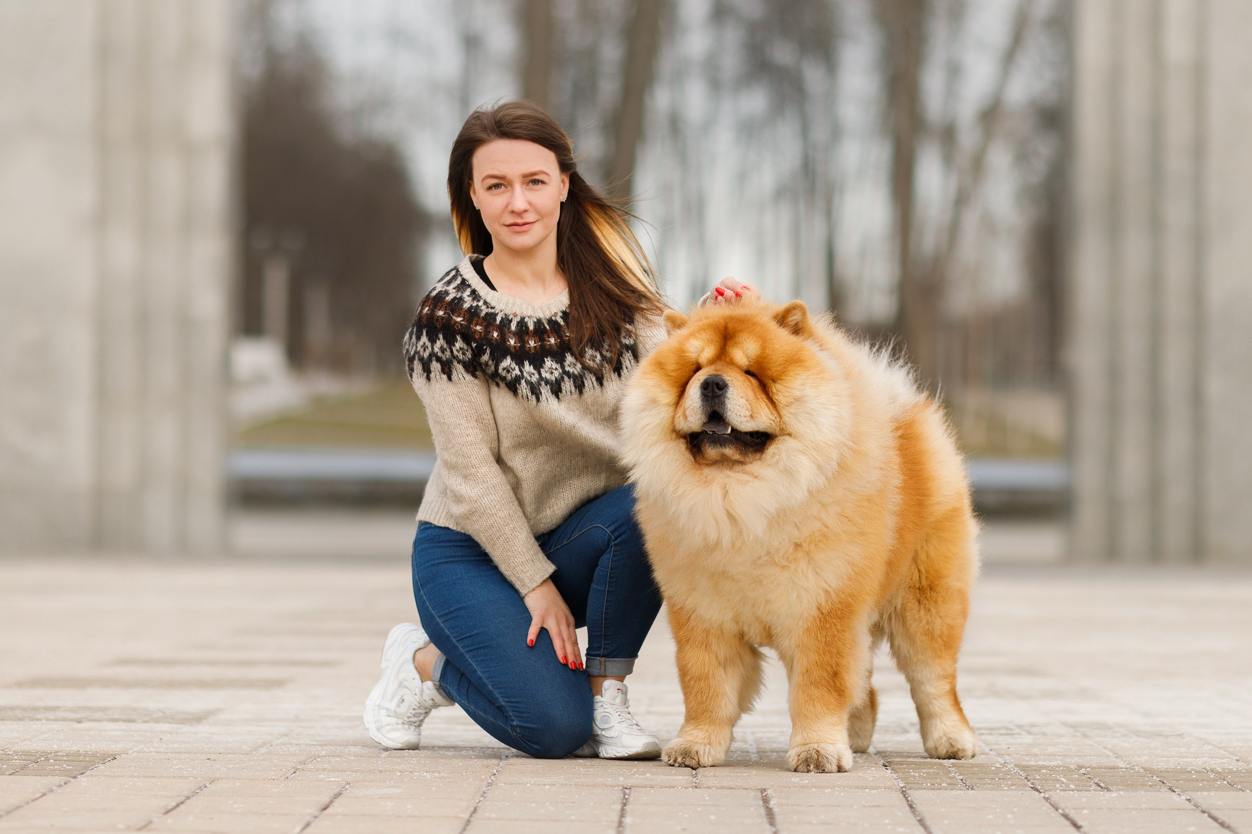 Autumn photo day for dog handler. Kaja | fotograf we Wrocławiu | ludzie i psy