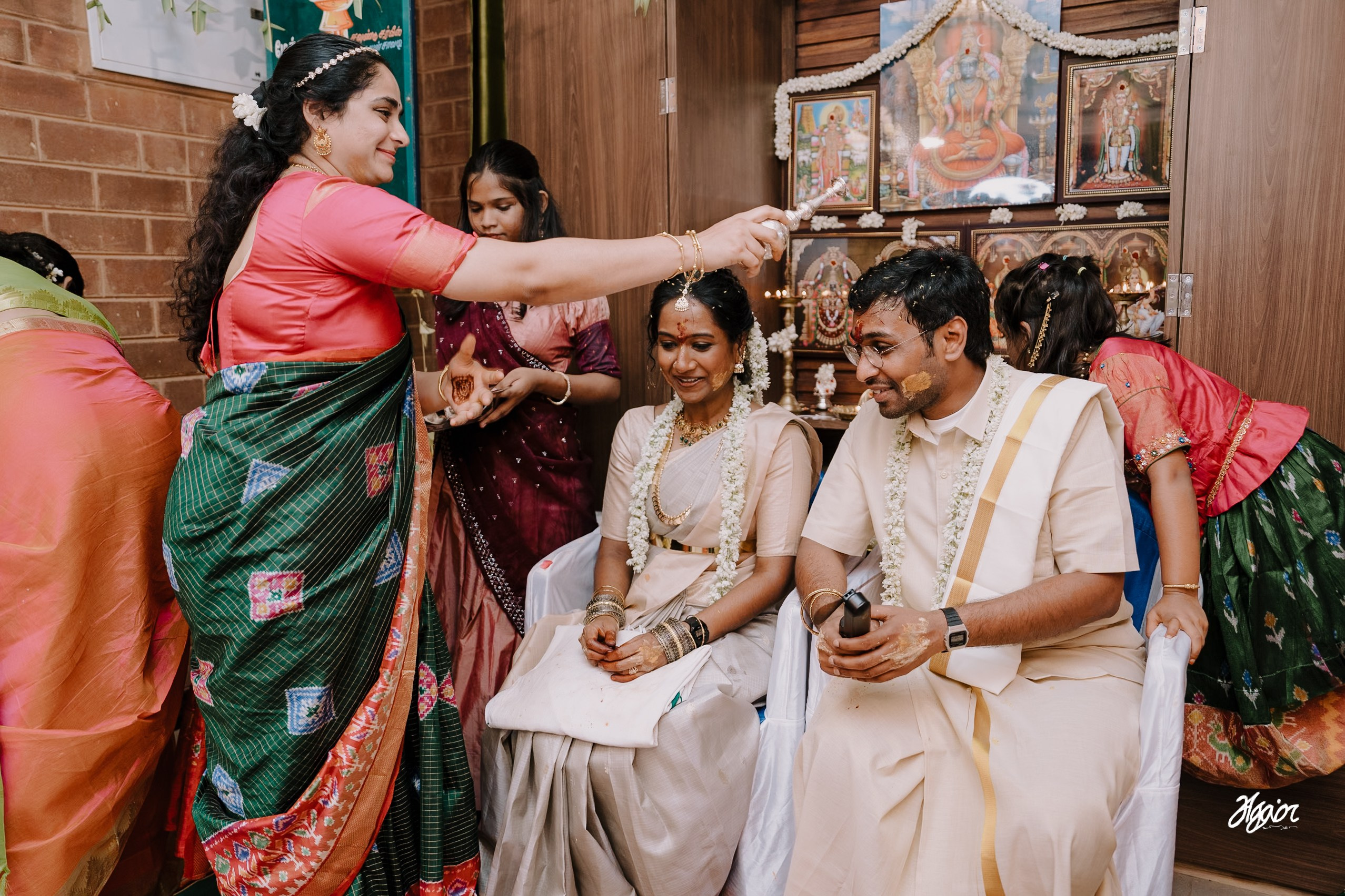 Wedding documentary photography in Pondicherry. Agam Vizha