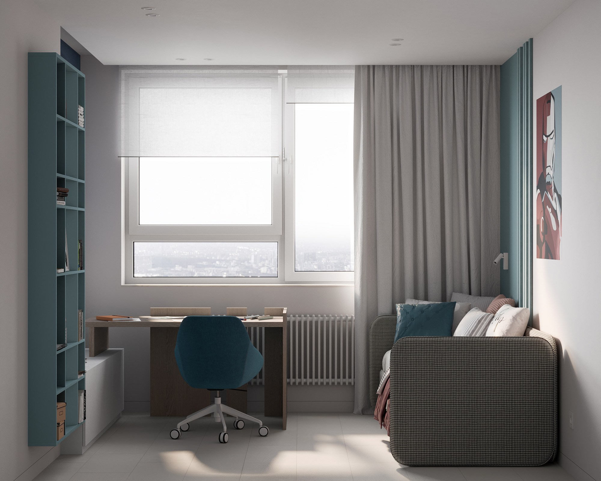 Квартира в Сургуте. ROMAN VISUAL| СОЗДАНИЕ ВЫСОКОКАЧЕСТВЕННОЙ 3D-ВИЗУАЛИЗАЦИИ