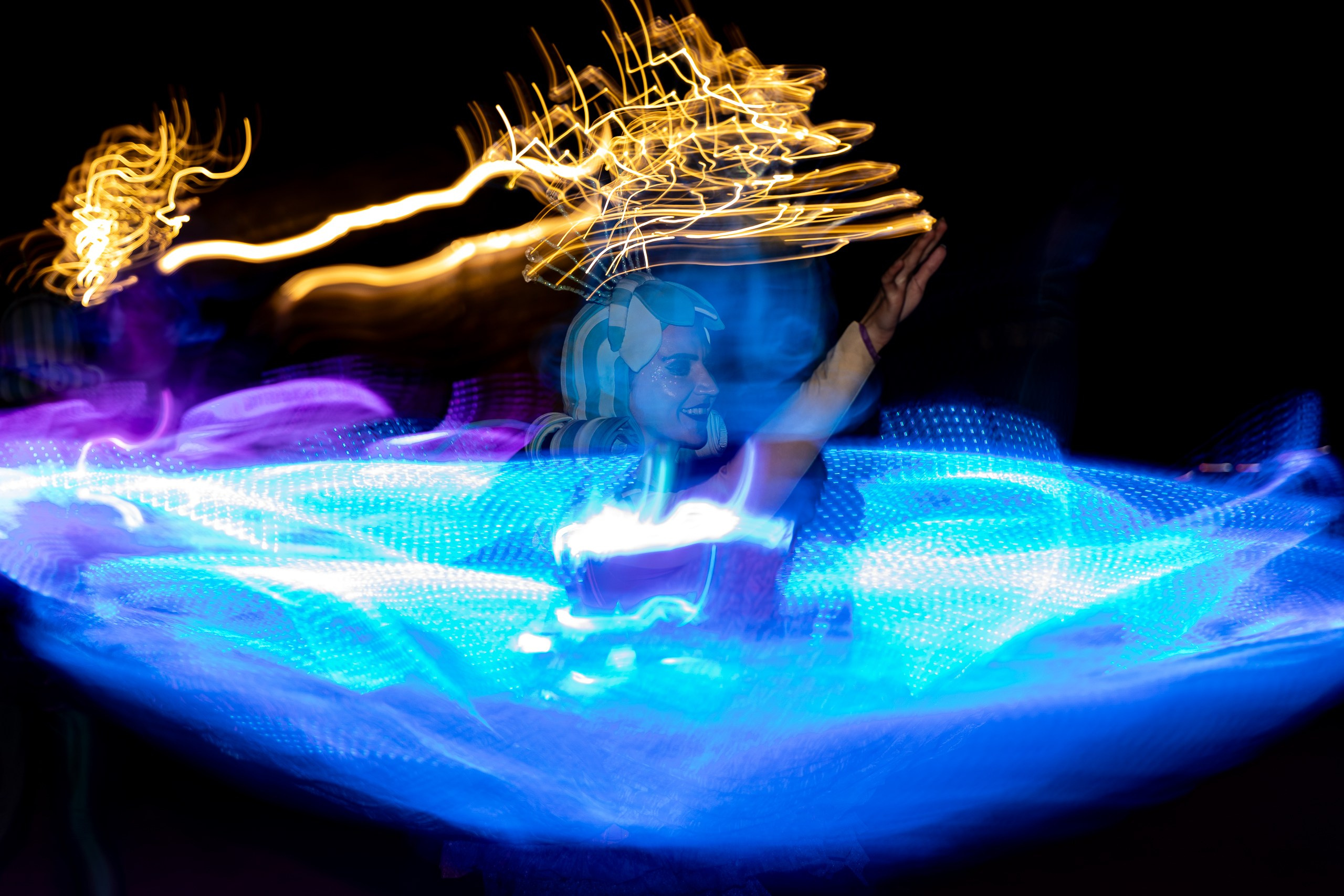 Ночной парад freezlight