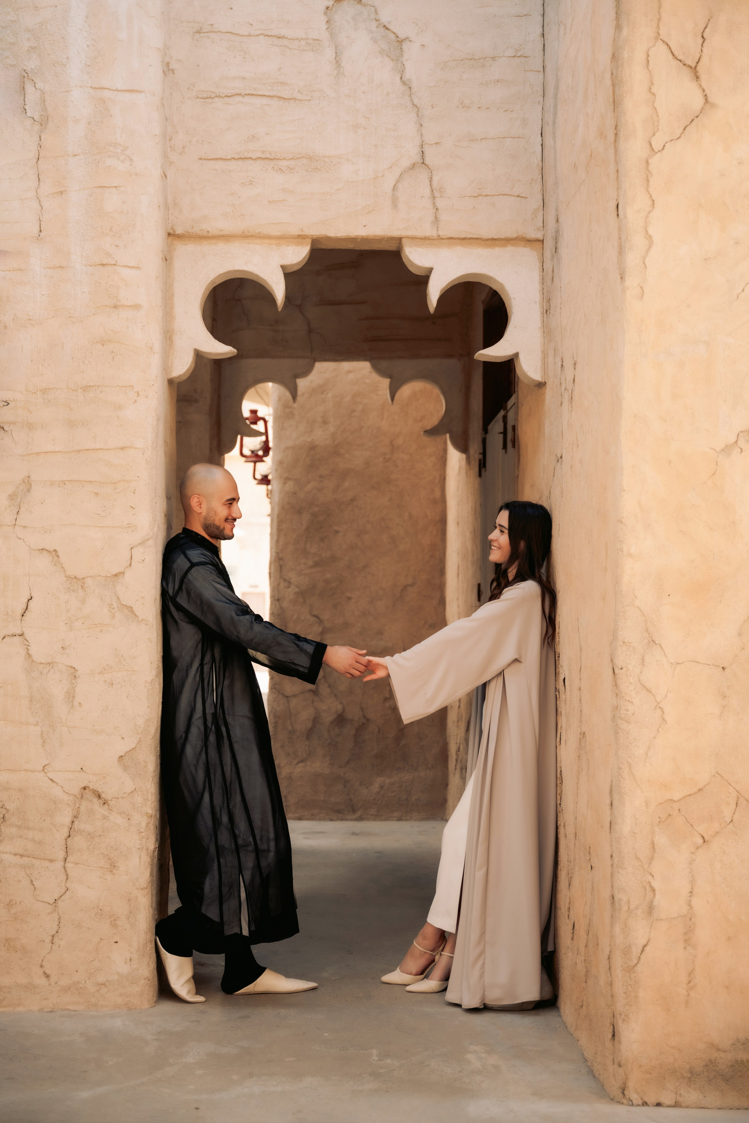 Old Dubai, New Love. Angela Iakovleva — Family Photographer in Dubai