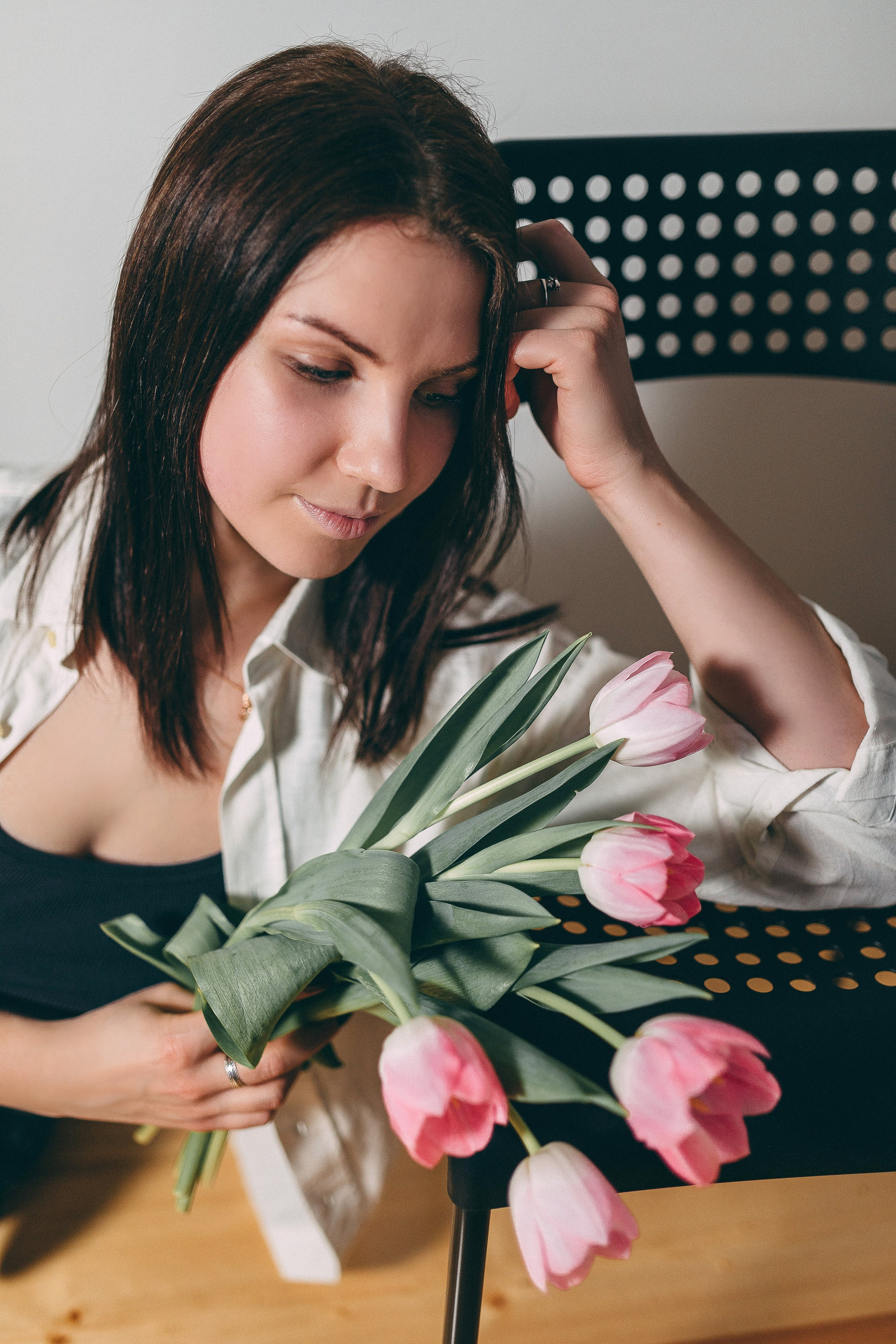 Individuāla ar tulpēm. Fotogrāfs Rīgā — Katerina Gordik