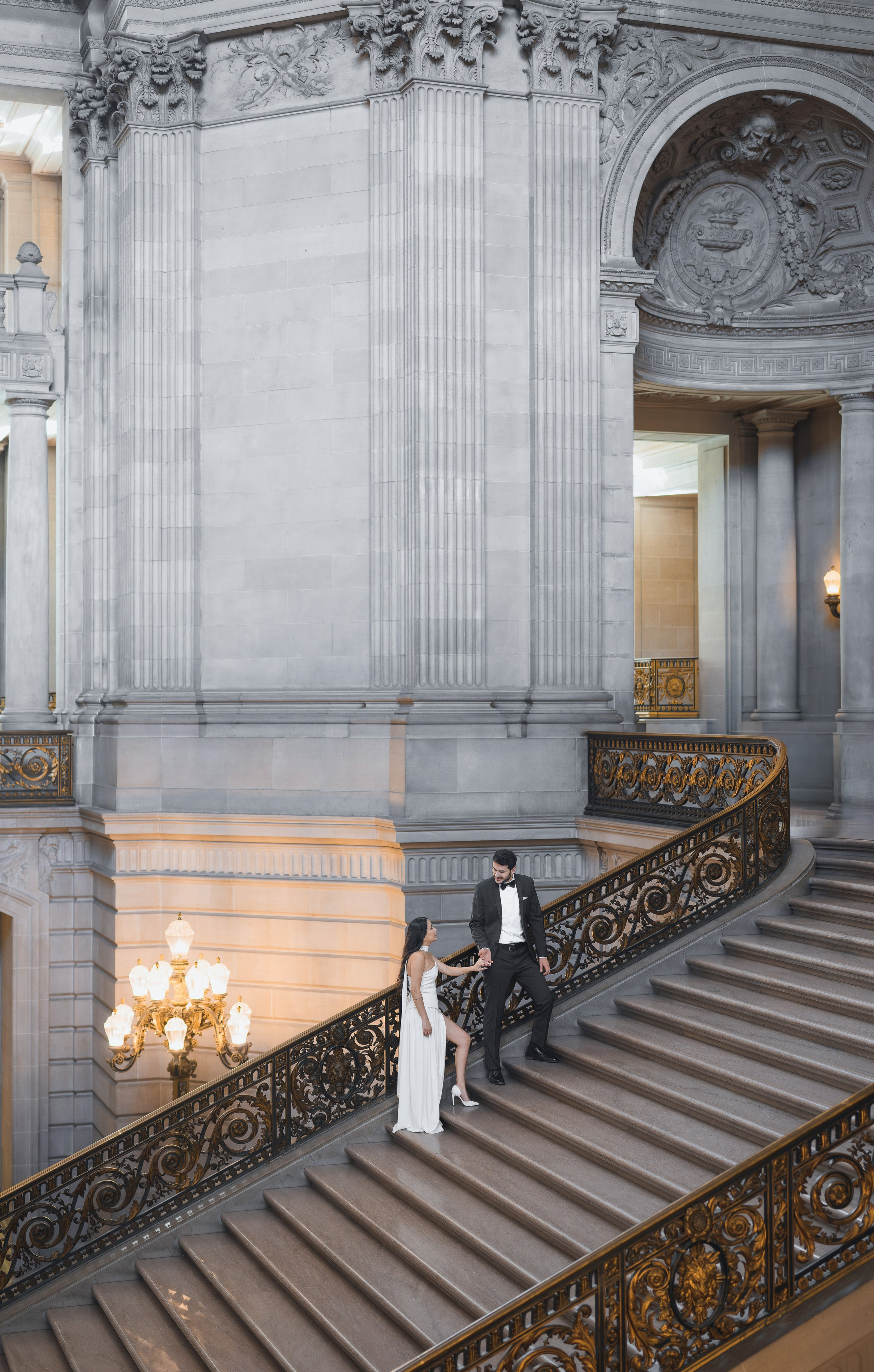 SF City Hall. Wedding & Elopement Photographers in California