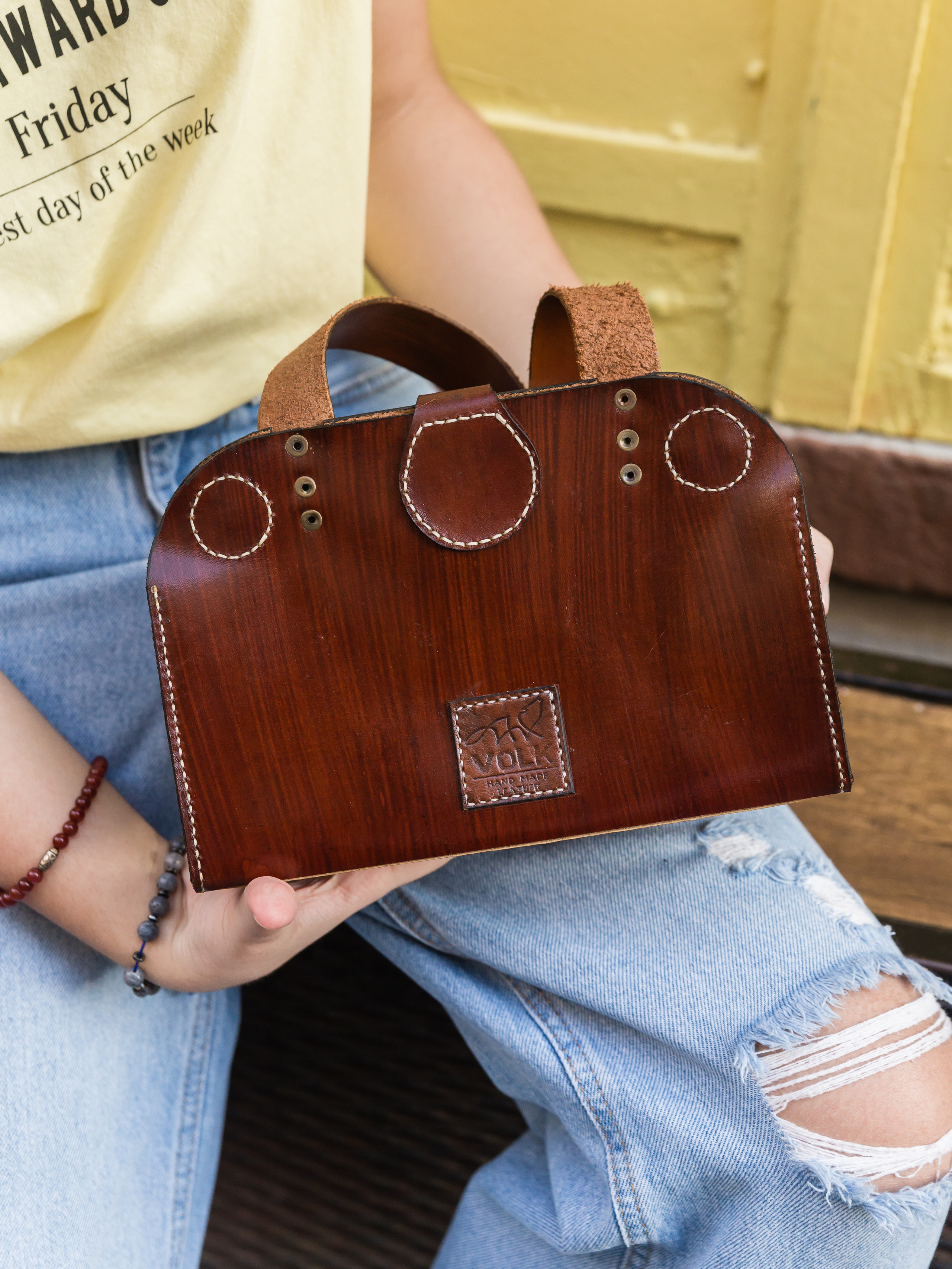 Photography of handmade leather bags