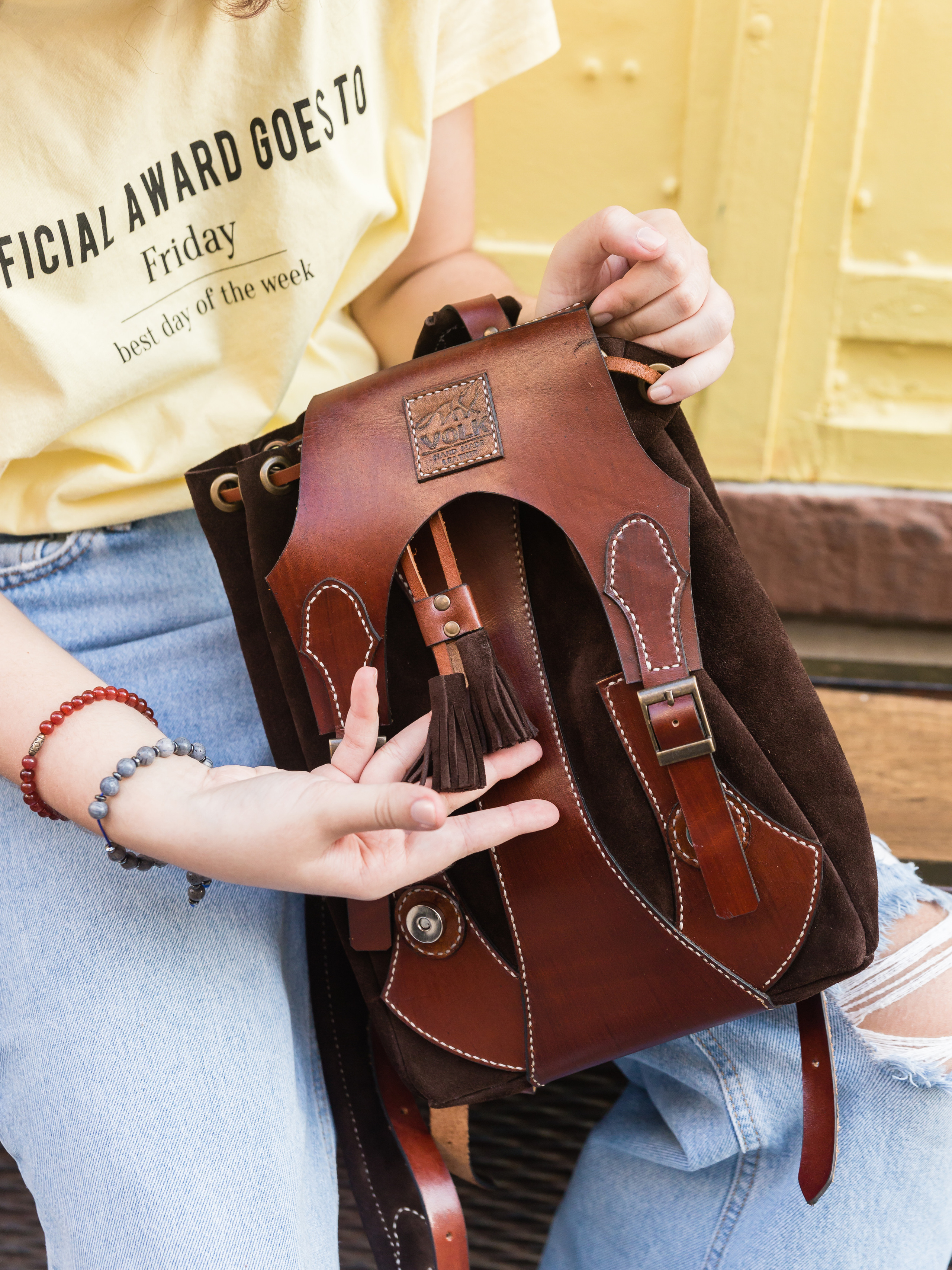 Photography of handmade leather bags
