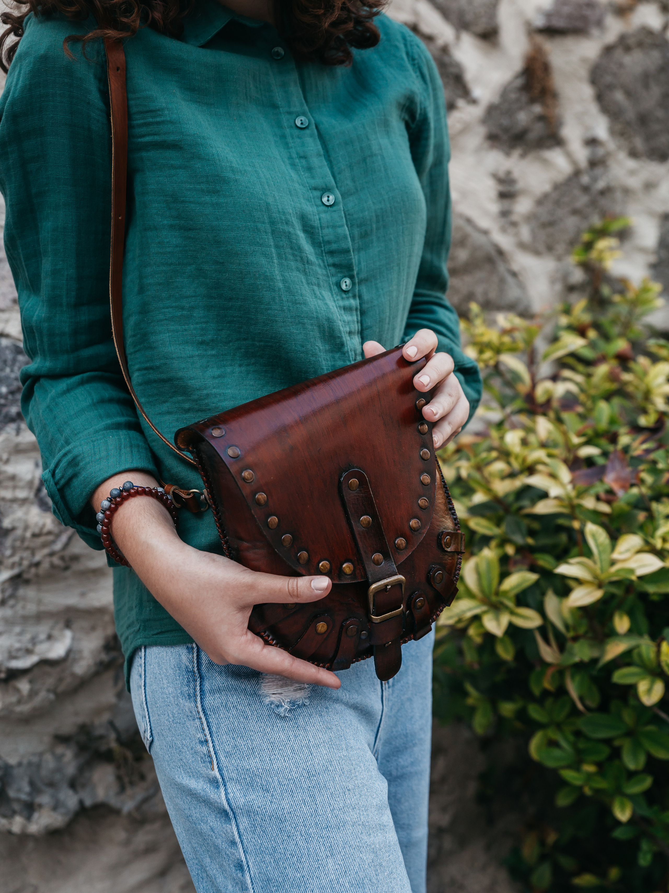 Photography of handmade leather bags