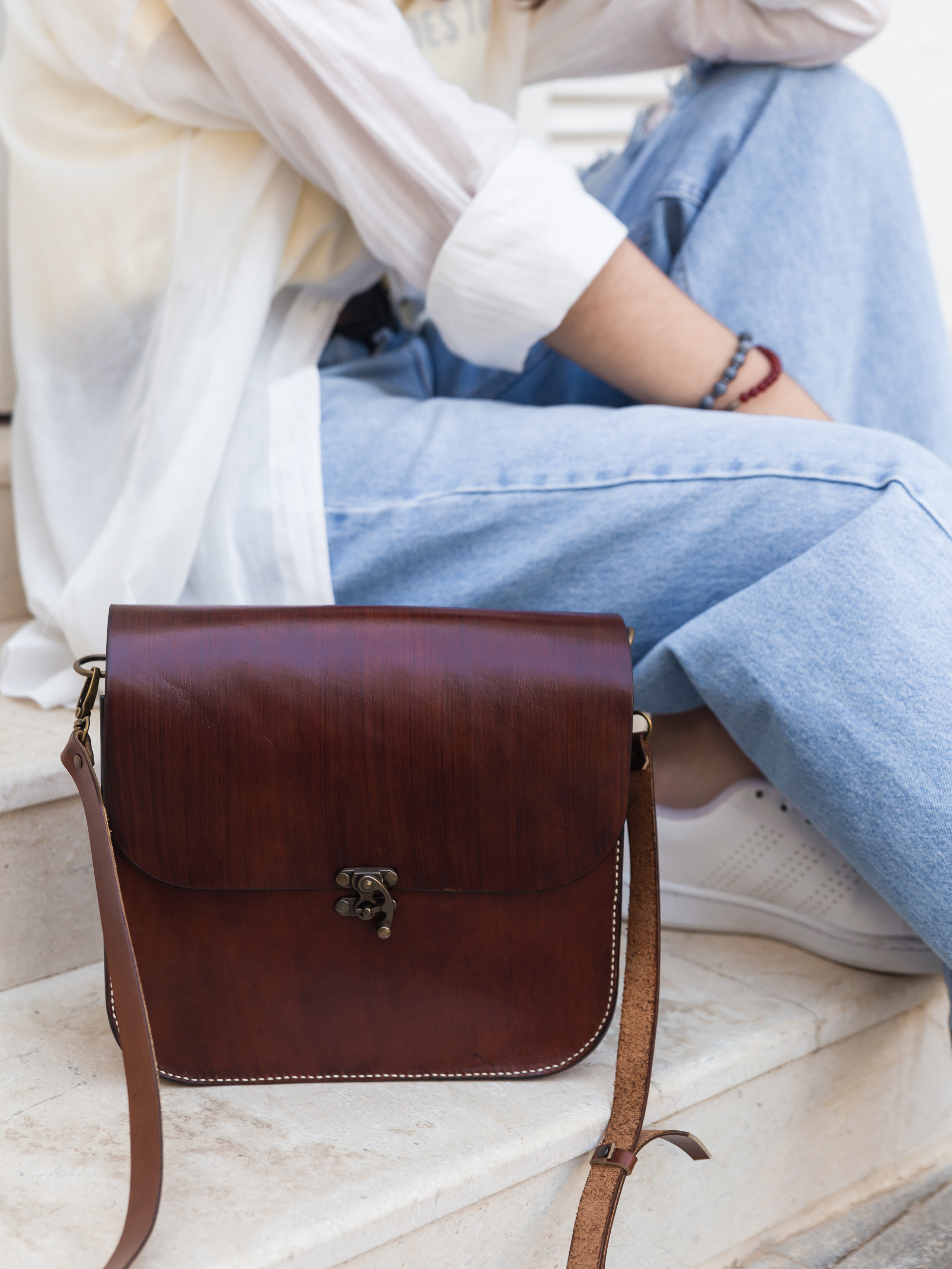 Photography of handmade leather bags