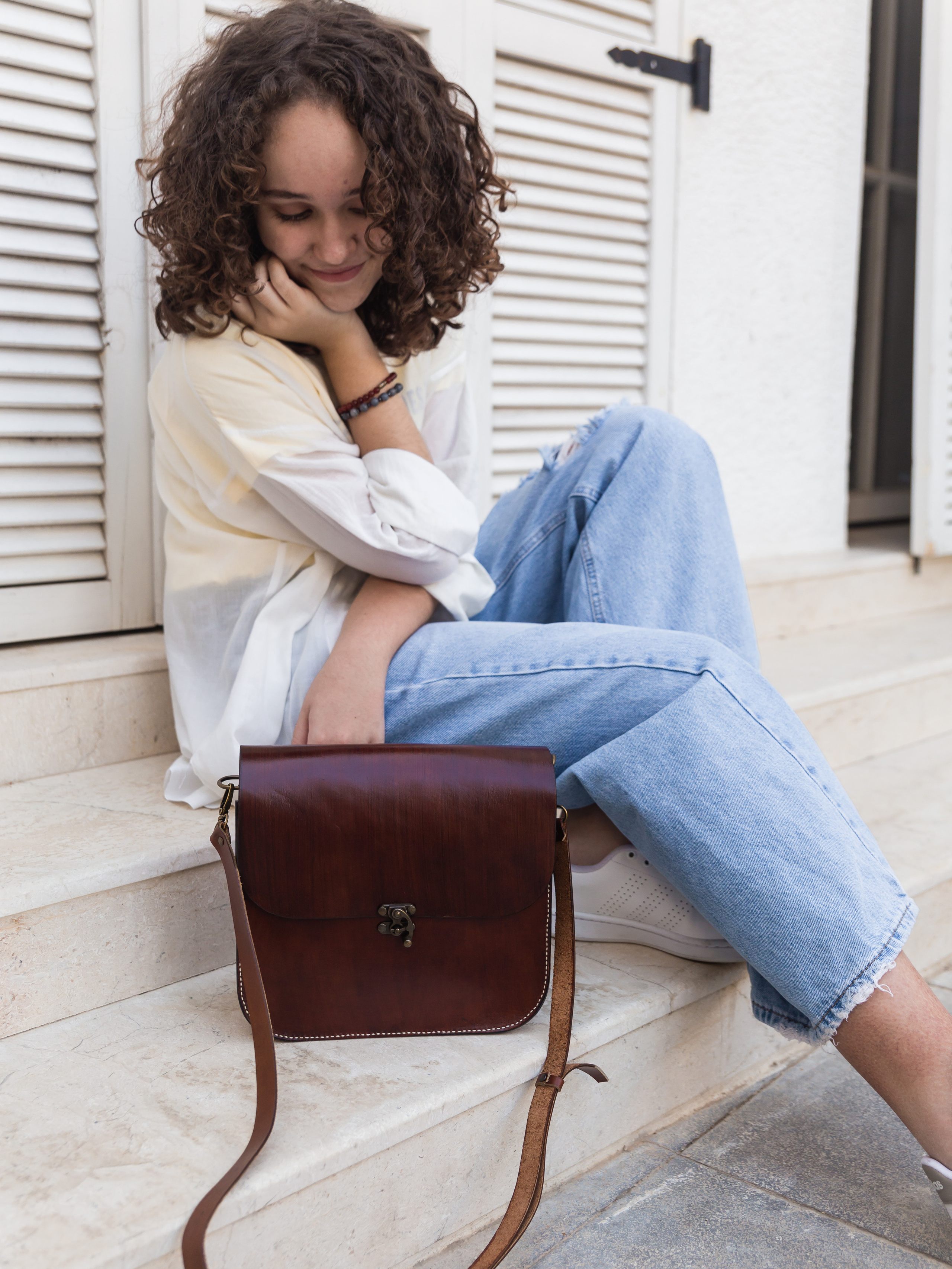 Photography of handmade leather bags