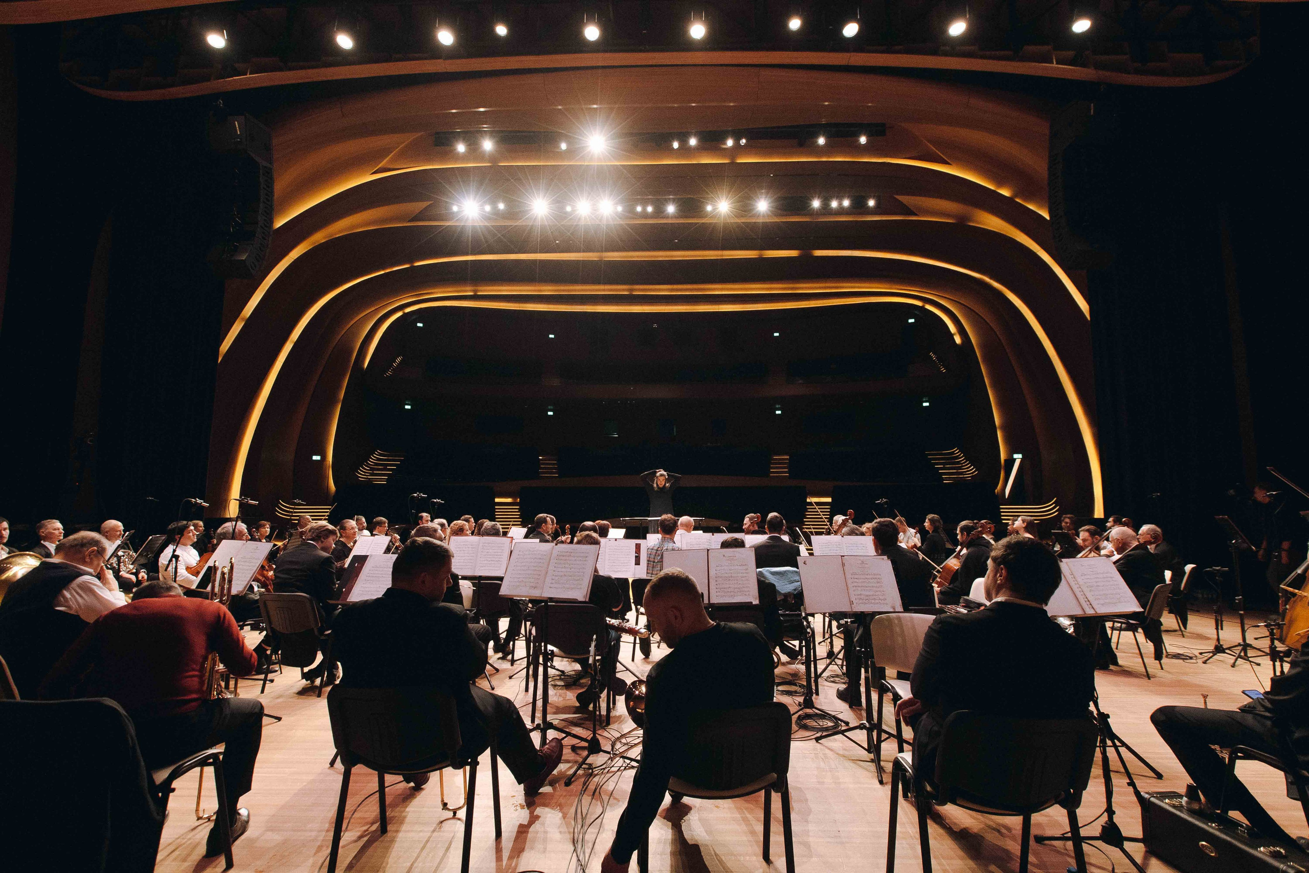 The Tchaikovsky Academic Grand Symphony Orchestra in Baku. Wedding&Event photographer Ismail Rzayev in Baku