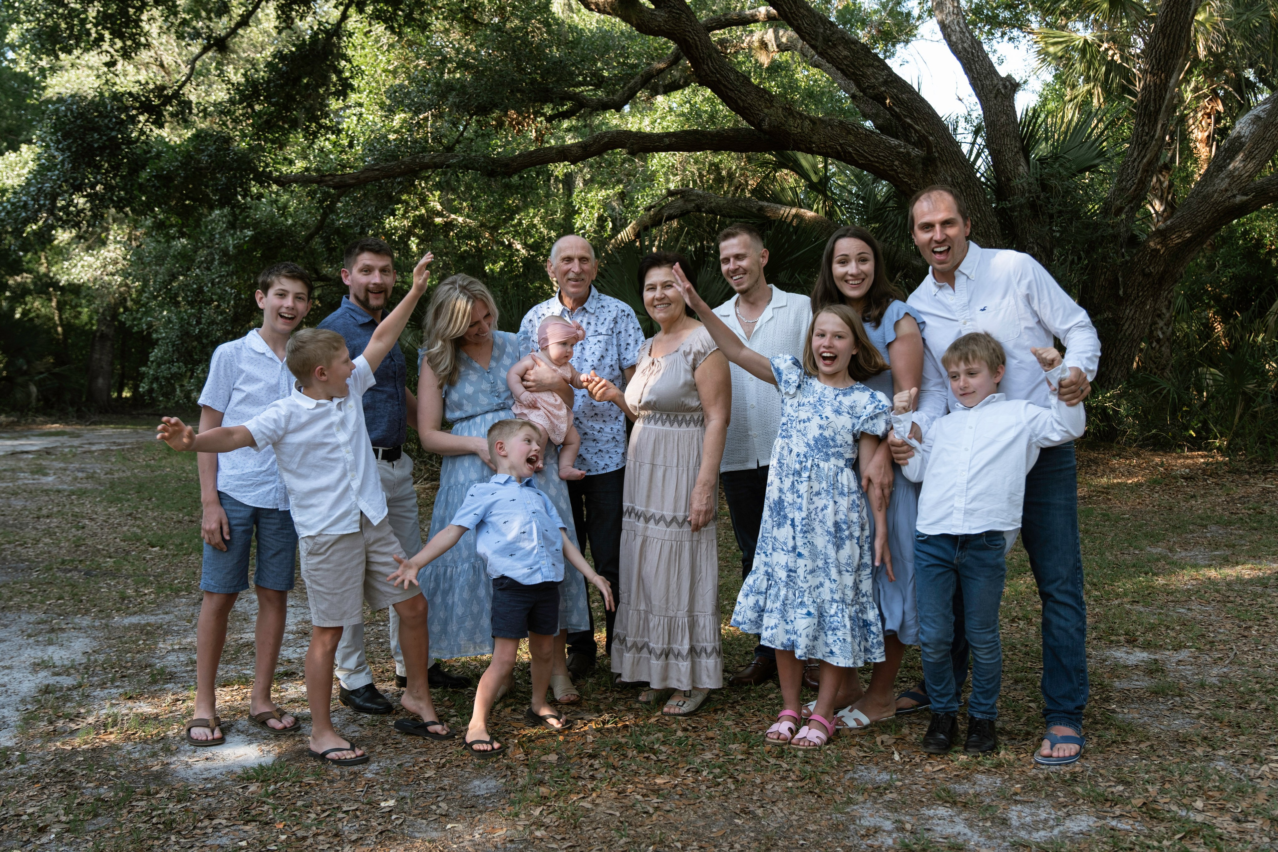 Anastasia and family. Photographer Vladmir Gladkov