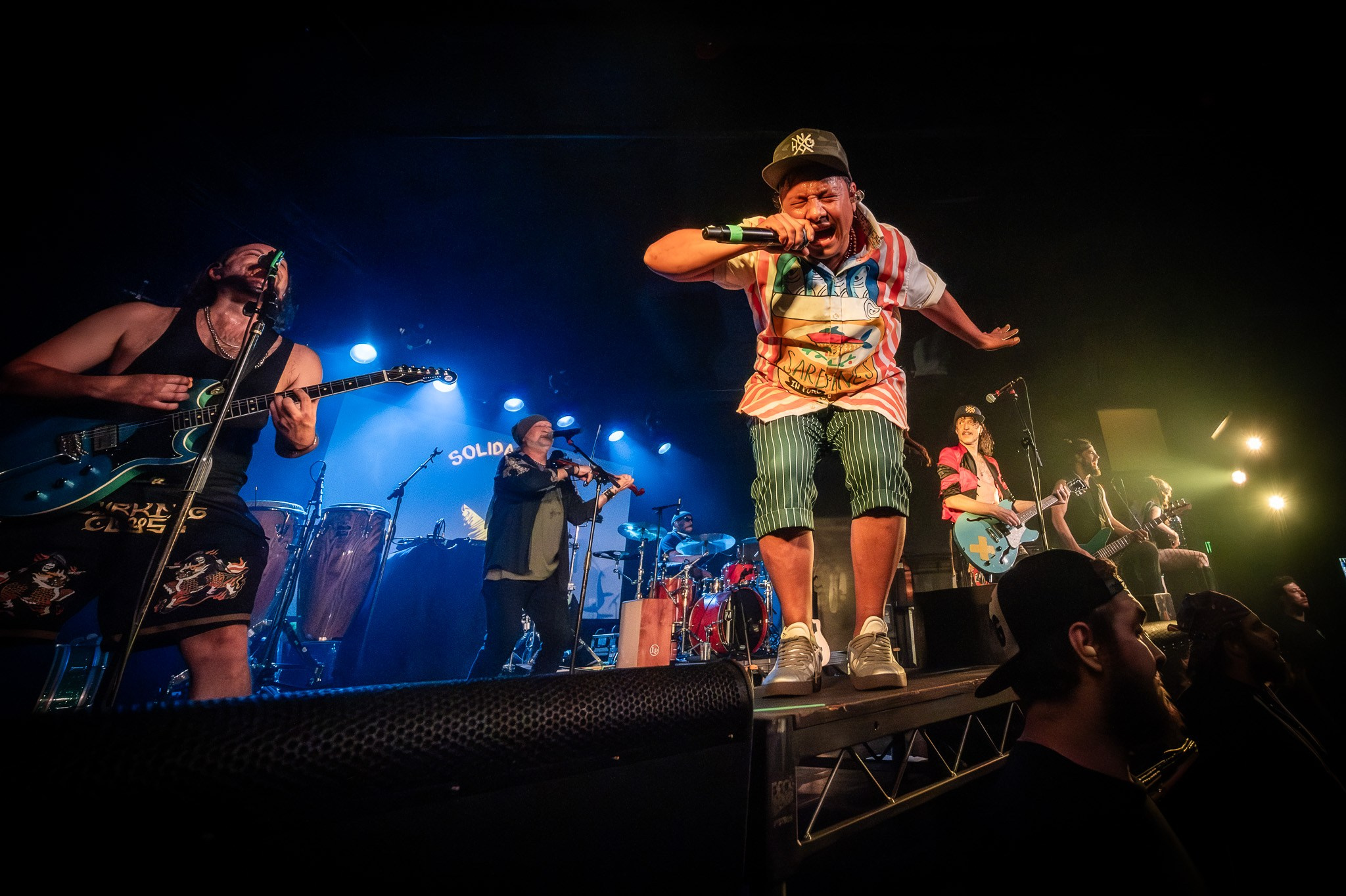 GOGOL BORDELLO / SACRAMENTO. Reportage concert portrait photography in the San Francisco Bay Area