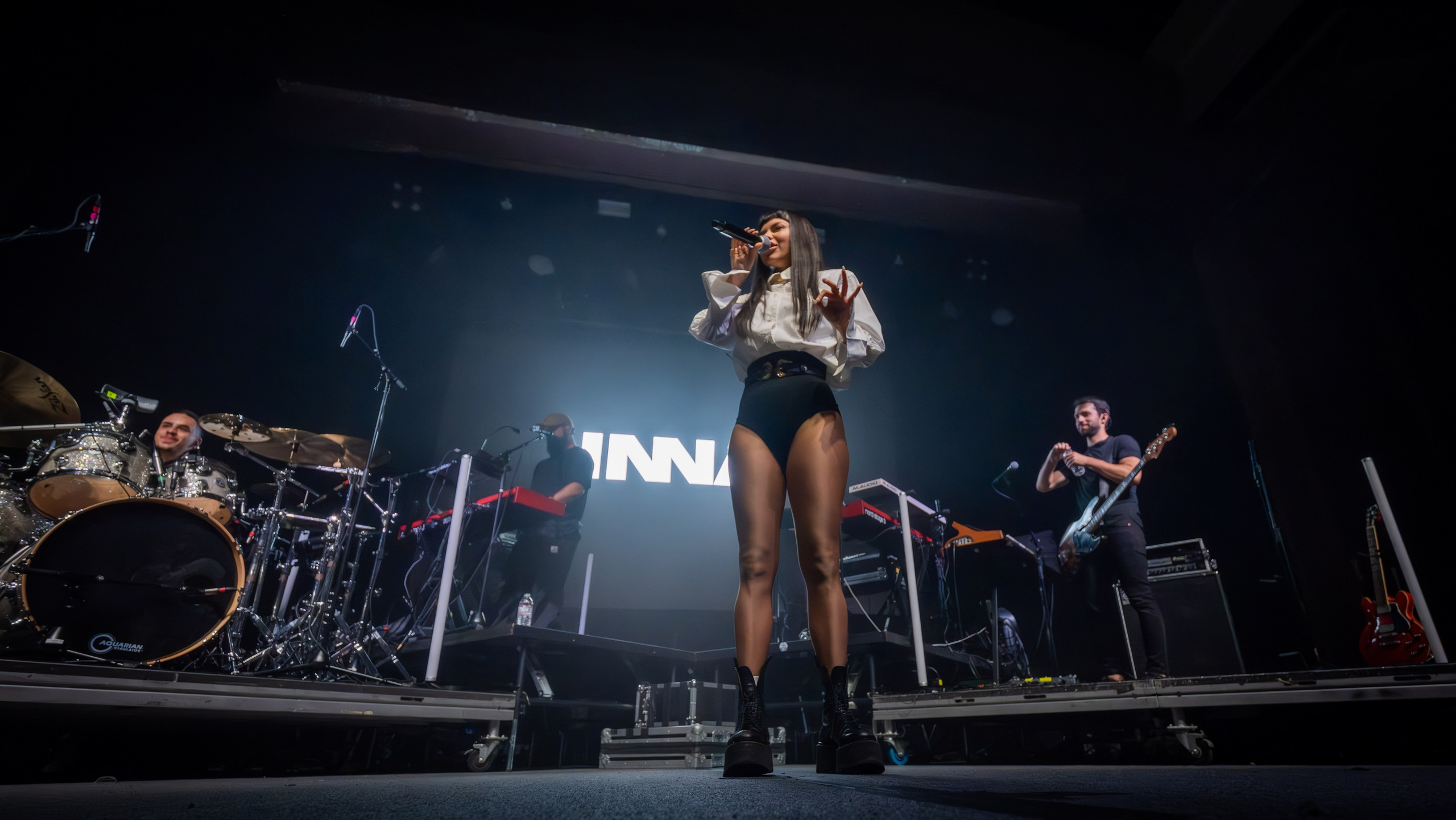 INNA / 2024. Reportage concert portrait photography in the San Francisco Bay Area