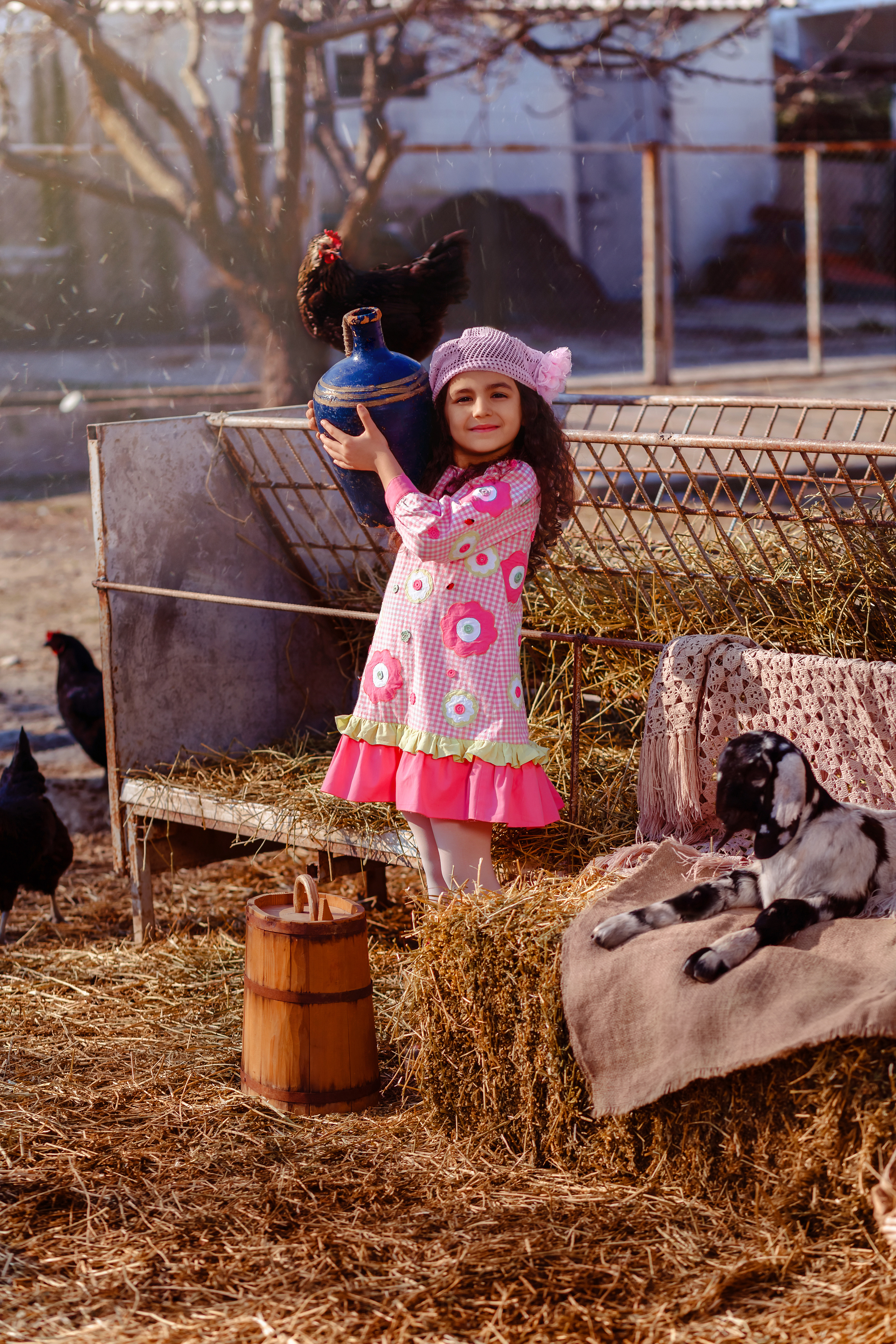 Photo session on the farm