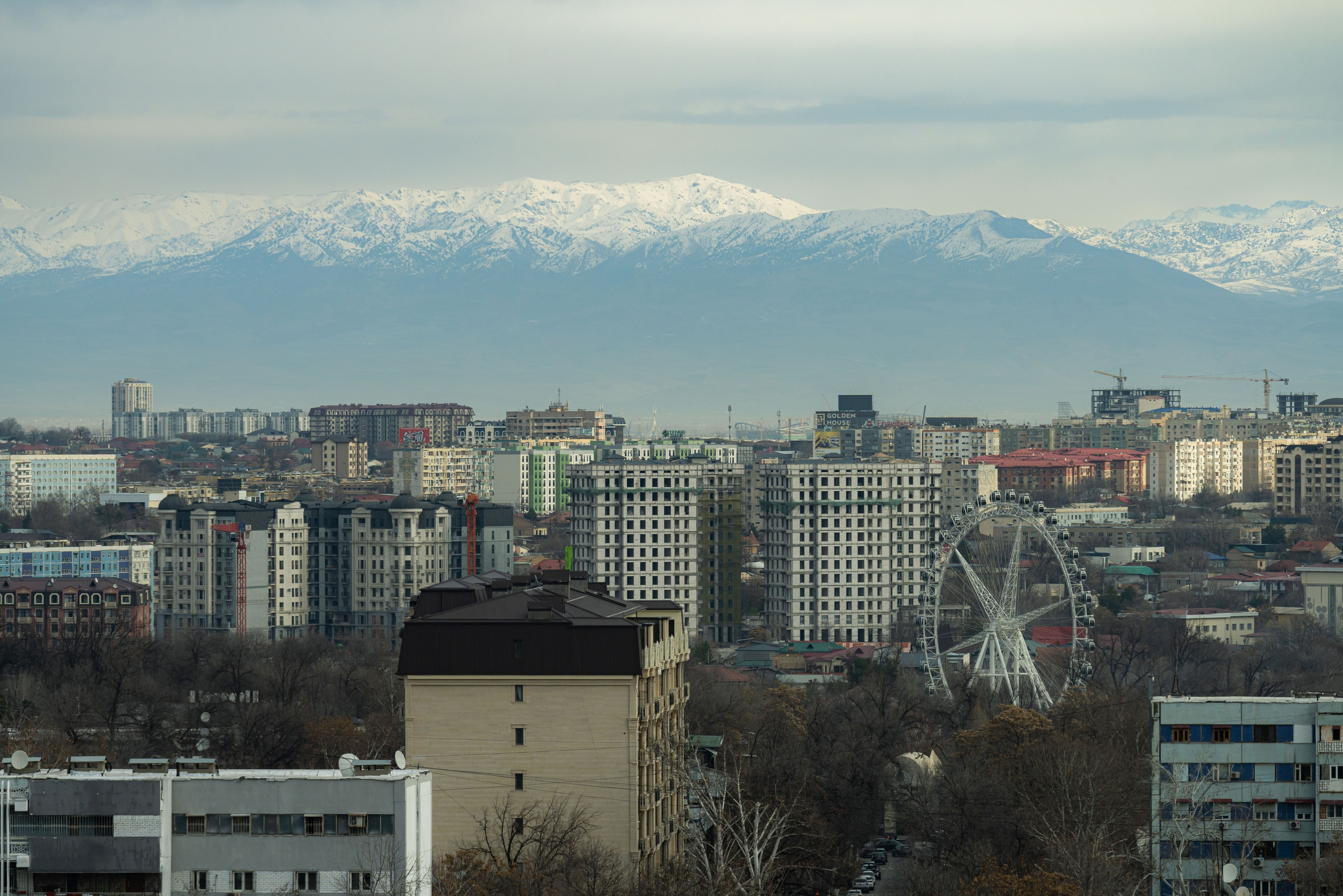 Смог в Ташкенте или Взгляд на город с высоты птичьего полета. Георгий Намазов | Фотограф в Ташкенте