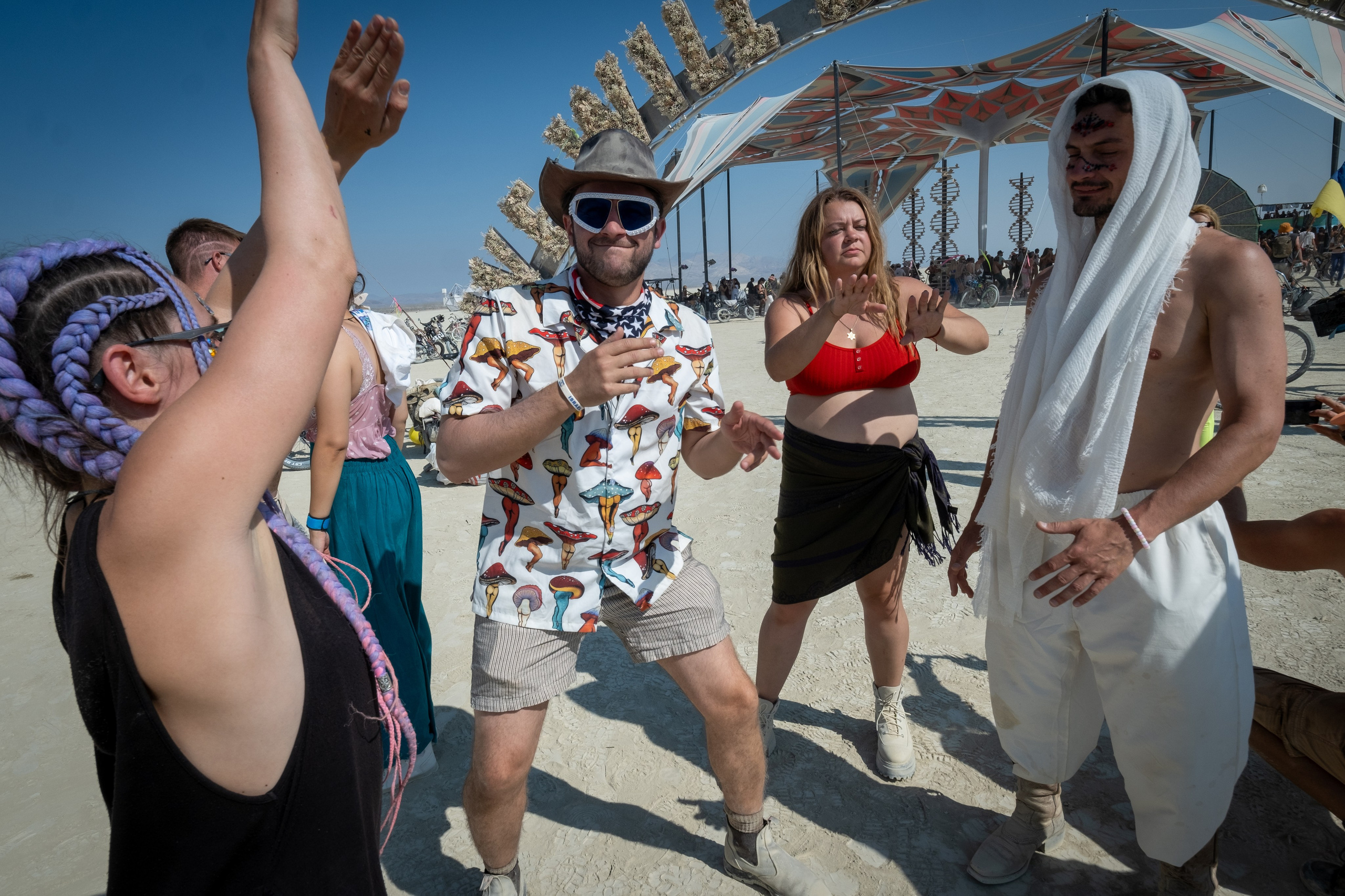 BURNING MAN 2024. Reportage concert portrait photography in the San Francisco Bay Area
