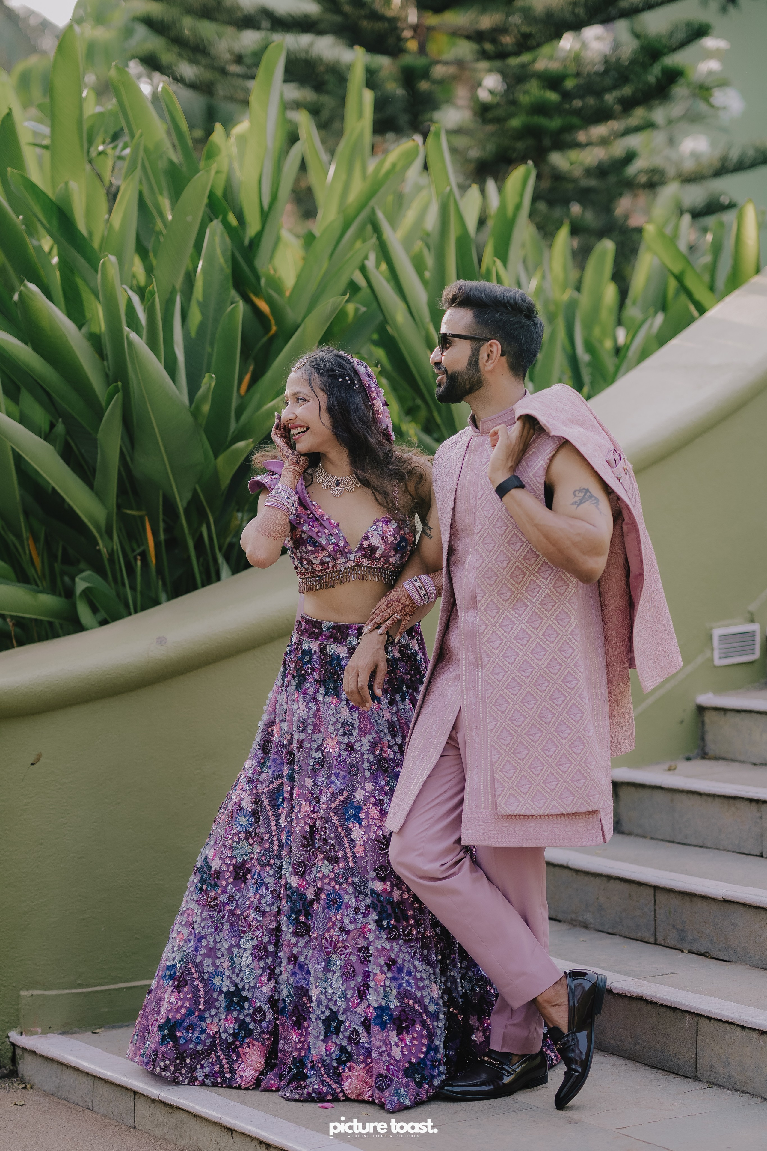 Varamala Ft. Barbie & Aneesh. Fine art Wedding Photographers in India & Canada