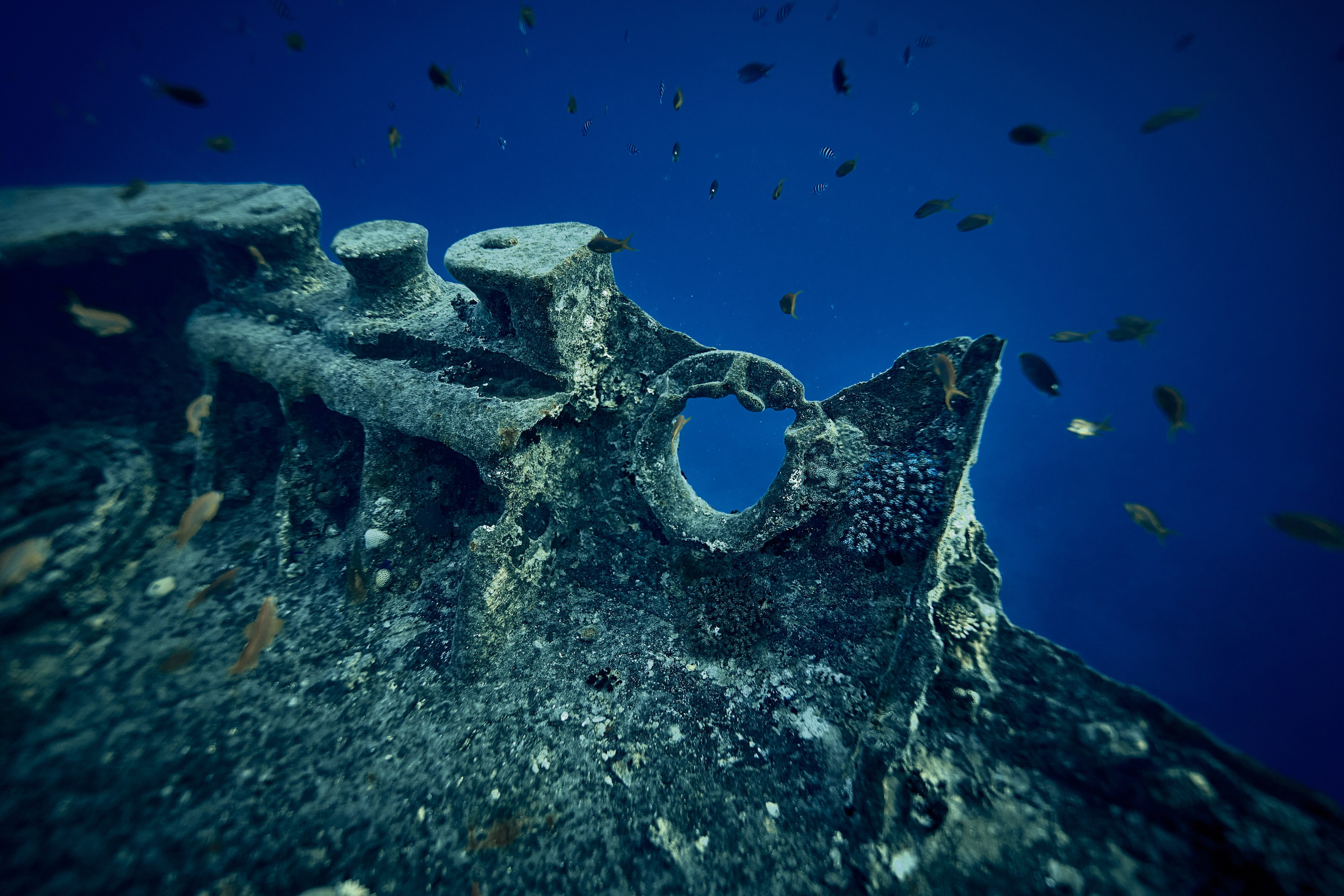 Underwater photographer Andriej Szypilow - photos of the mysterious SS Thistlegorm - sunken ship in the red sea